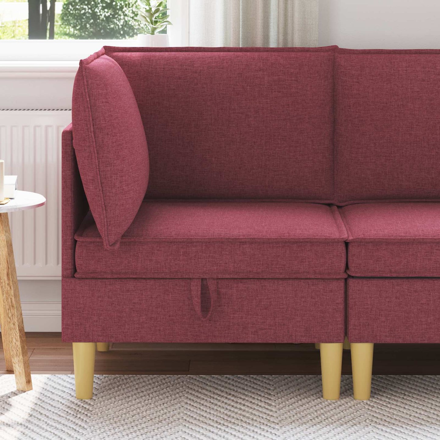 Sofa mit Stauraum Stoff