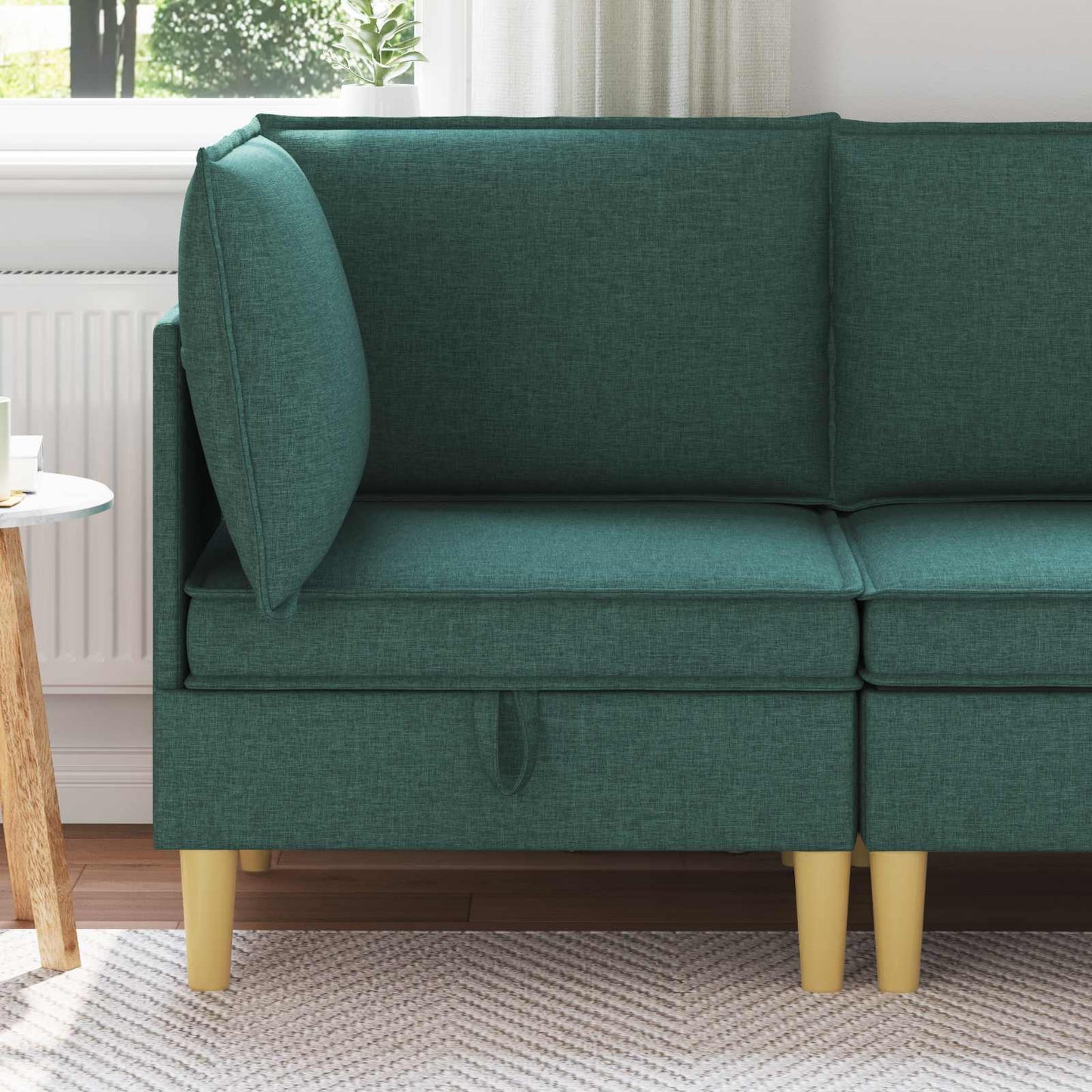 Sofa mit Stauraum Stoff