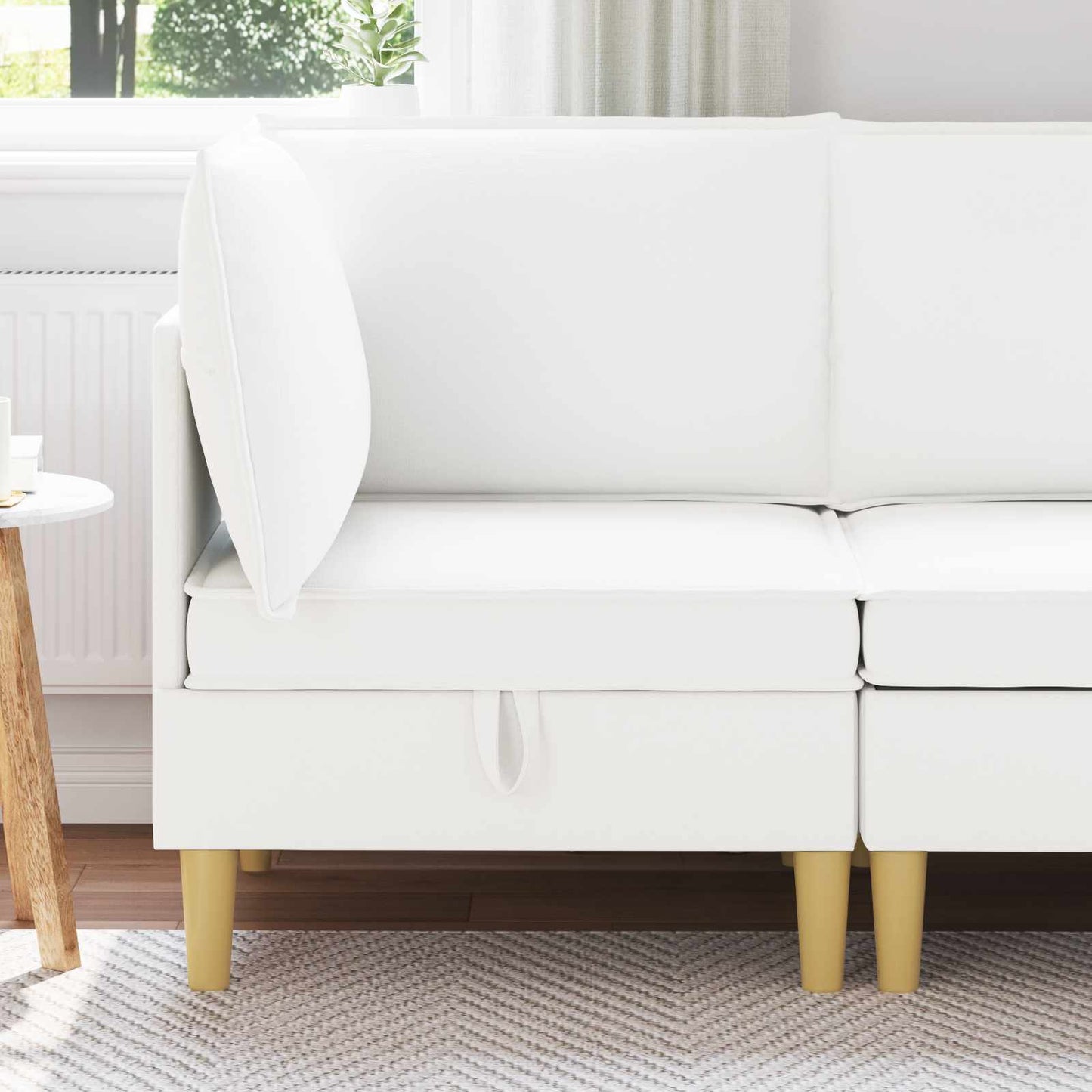 Sofa mit Stauraum Stoff