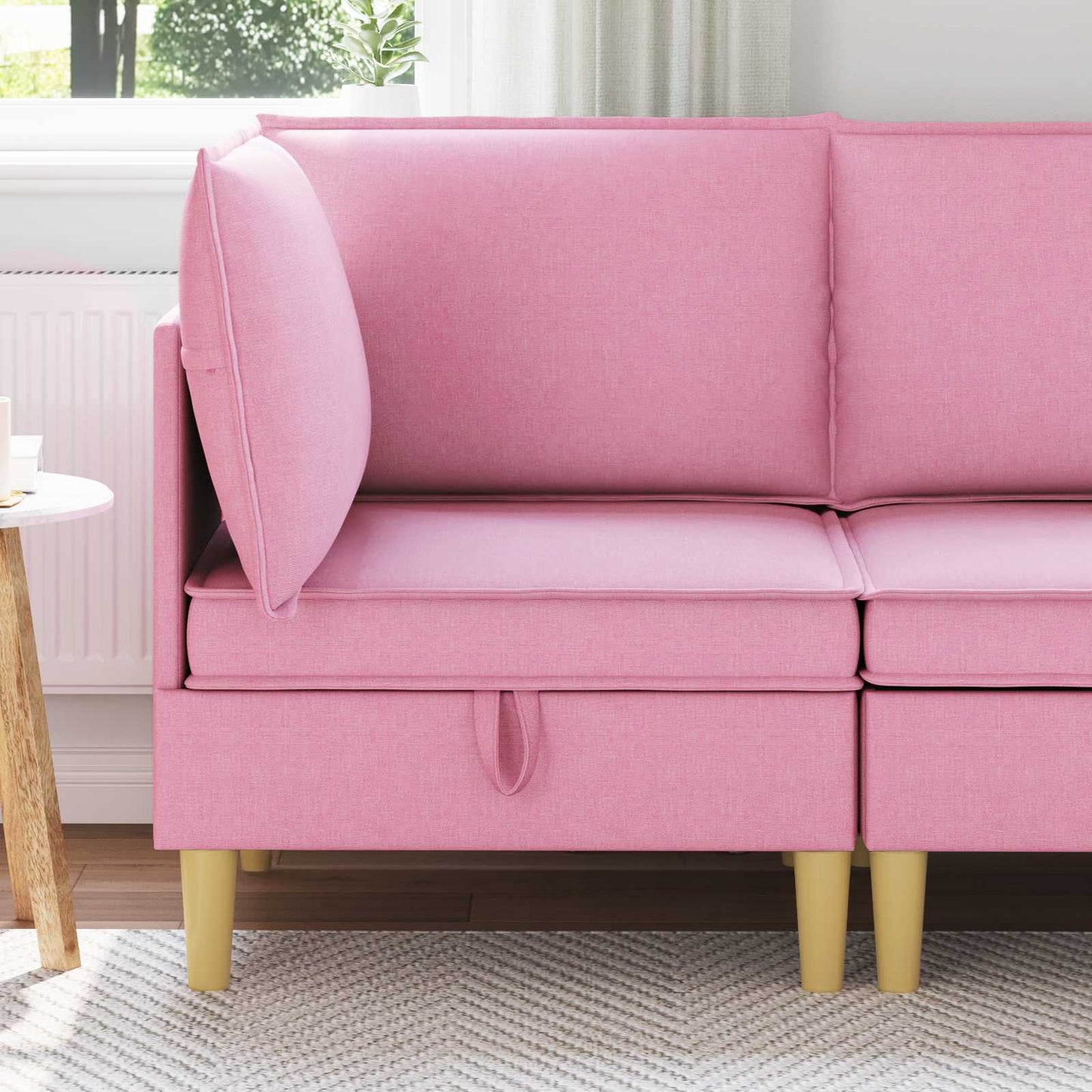 Sofa mit Stauraum Stoff