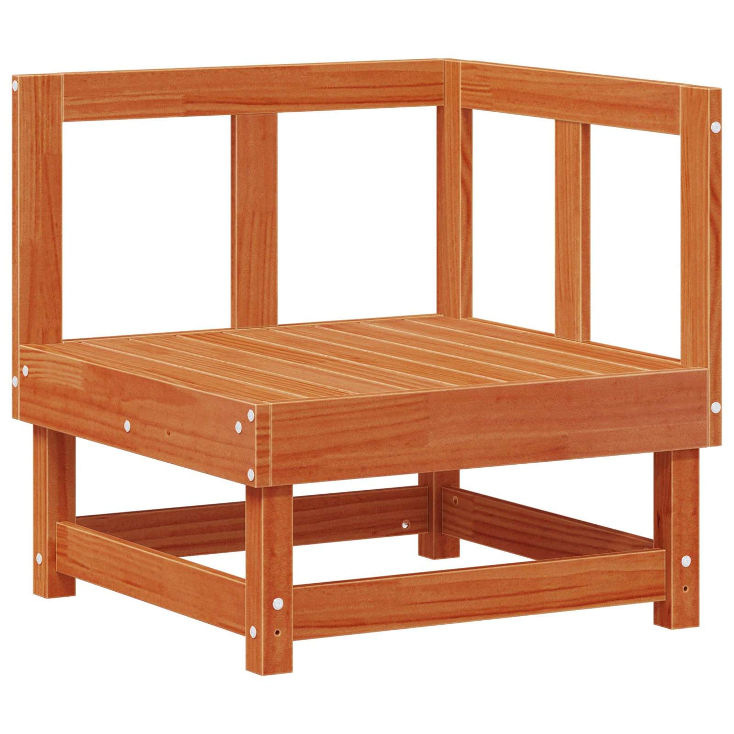 Gartenecksofa Massives Kiefernholz Wachsboden Kiefer