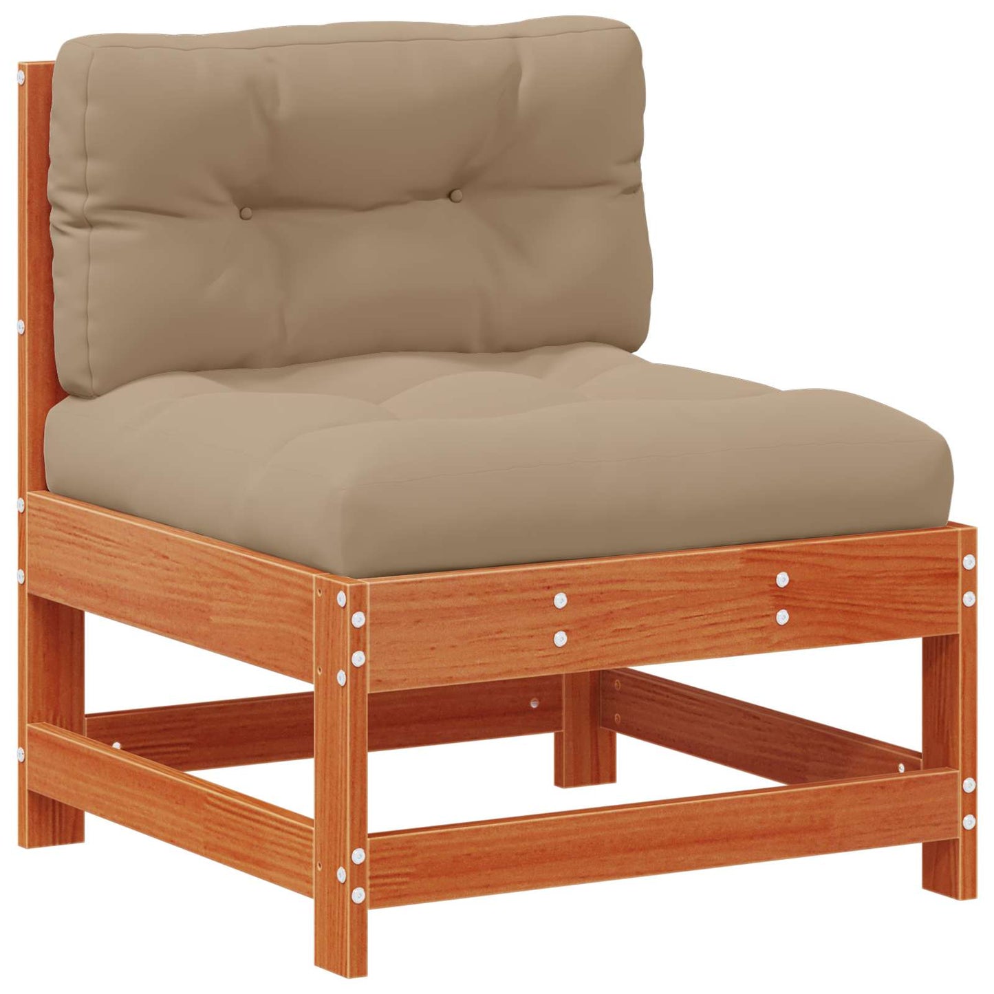Sectional Sofa Einheiten Wachsbraun 190 x 62 x 70,5cm