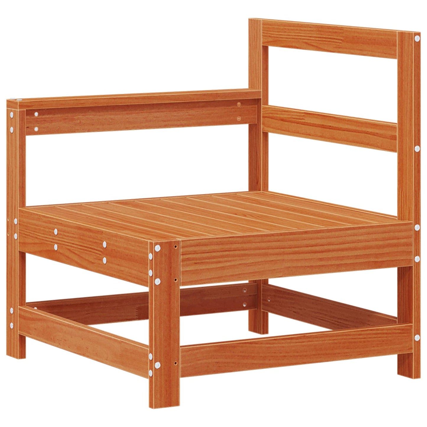 Sectional Sofa Einheiten Wachsbraun 252 x 62 x 70,5 cm