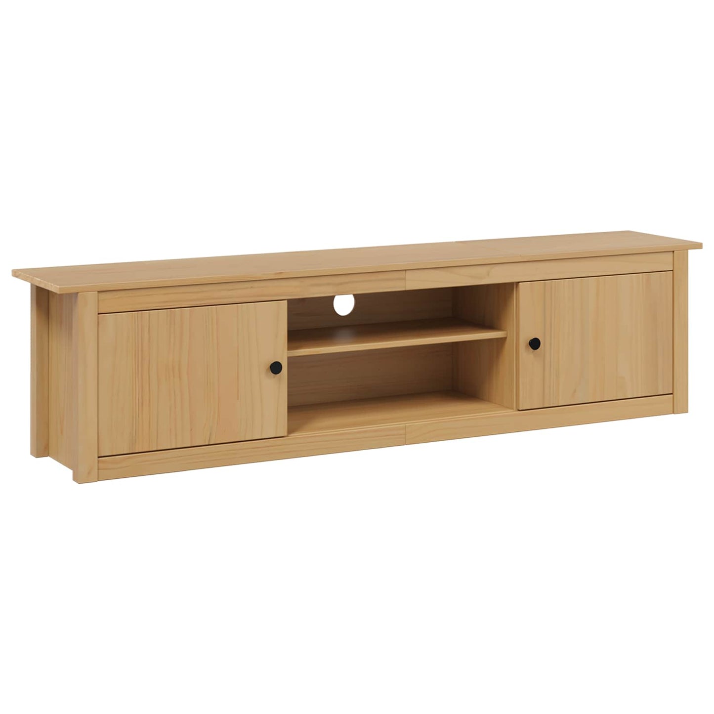 TV Rack HILL Honigbraun 158 x 40 x 39,5 cm Massives Kiefernholz