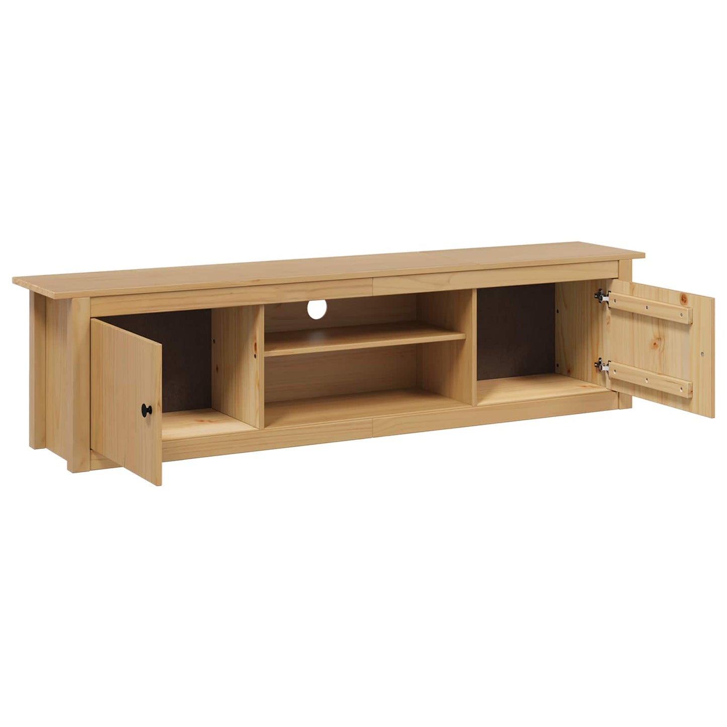 TV Rack HILL Honigbraun 158 x 40 x 39,5 cm Massives Kiefernholz