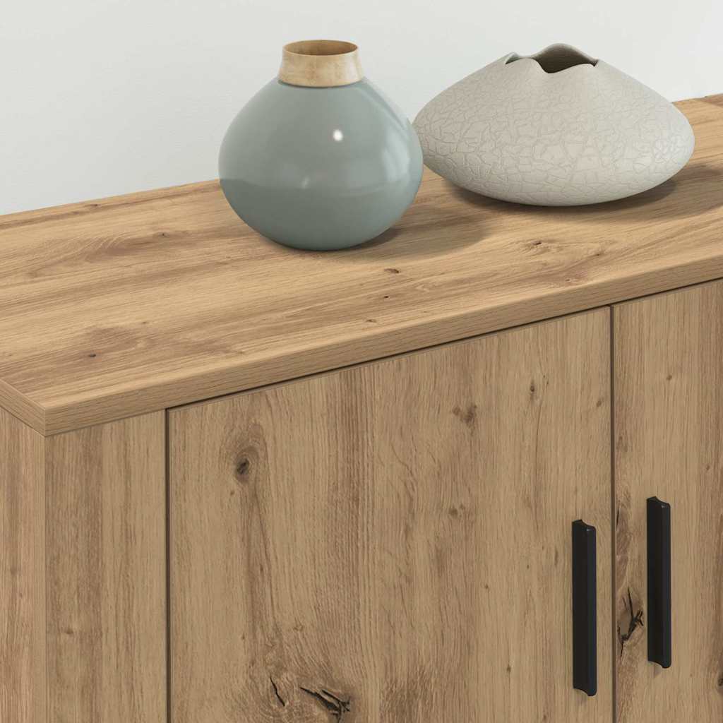 Wand-TV-Schrank Set 3 pcs Artisan-Eiche 80 x 34,5 x 40 cm