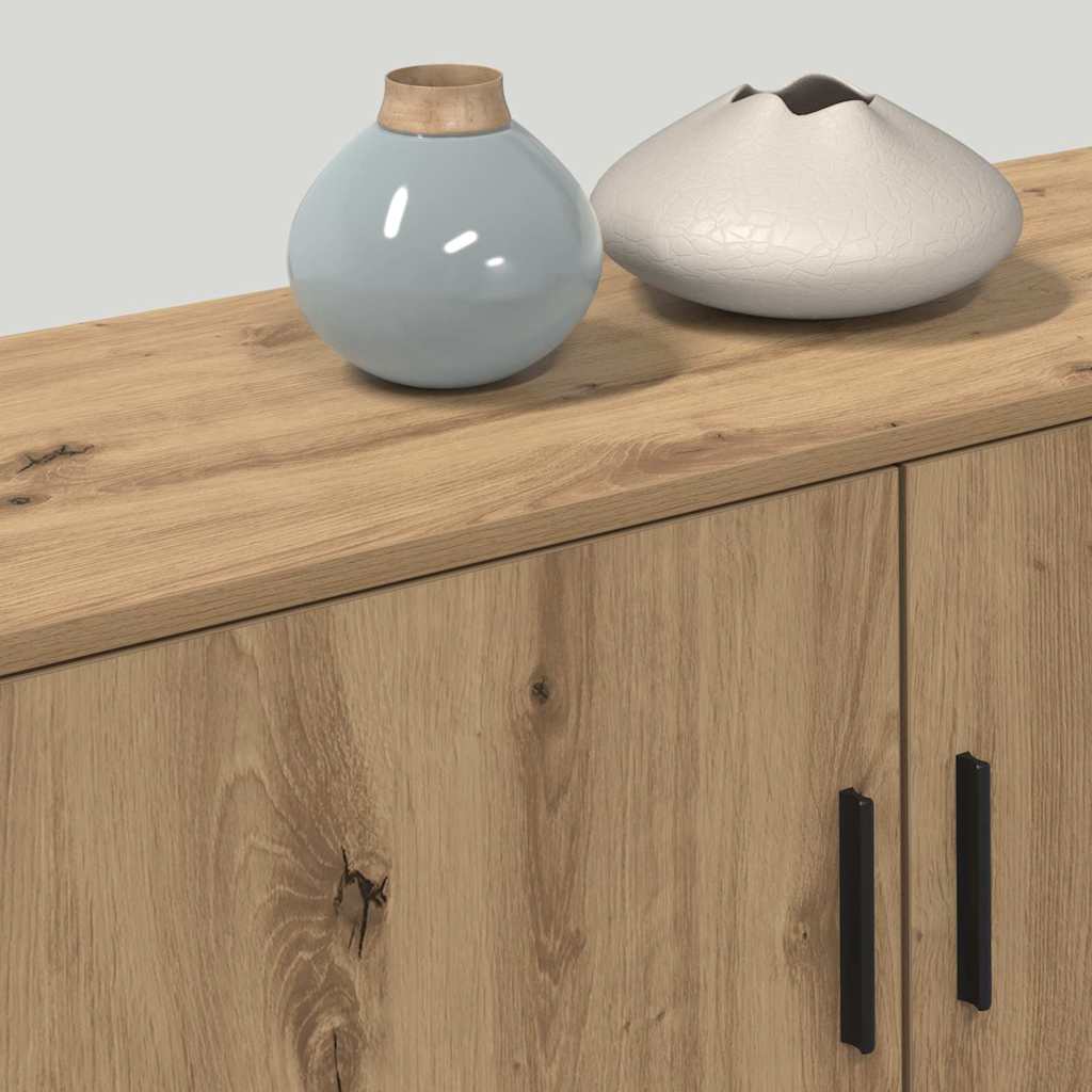 Wand-TV-Schrank Set 3 pcs Artisan-Eiche 100 x 34,5 x 40 cm