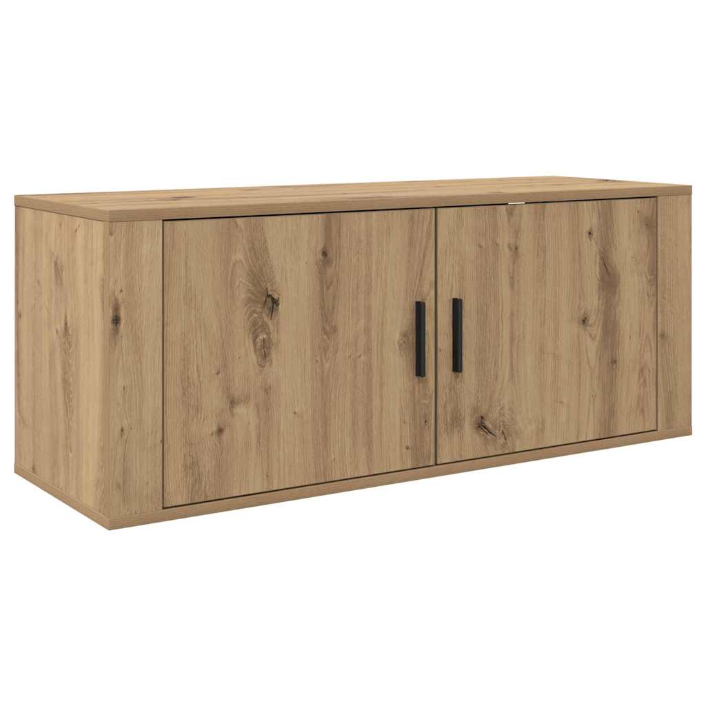 Wand-TV-Schrank Set 3 pcs Artisan-Eiche 100 x 34,5 x 40 cm