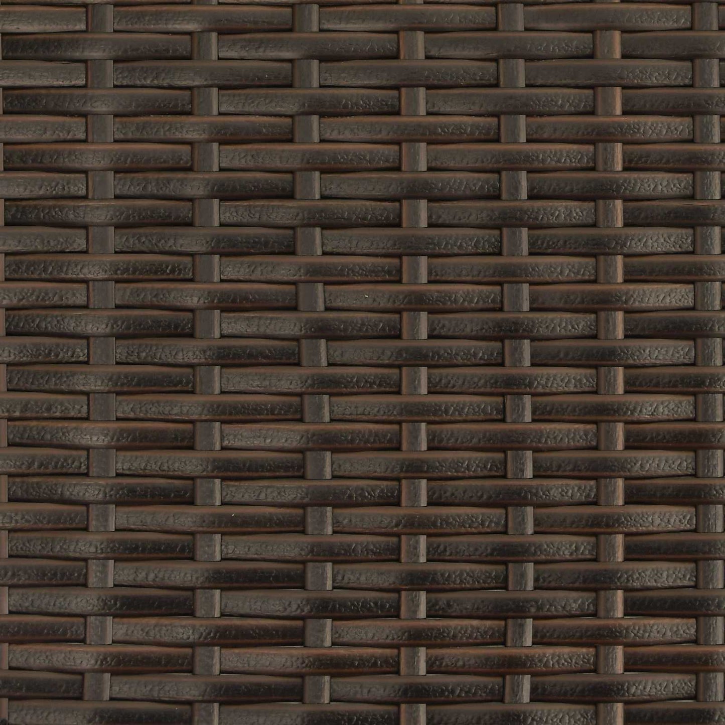 Gartenbank Braun und Rot 105 x 60 x 112 cm Stahl und Polyester