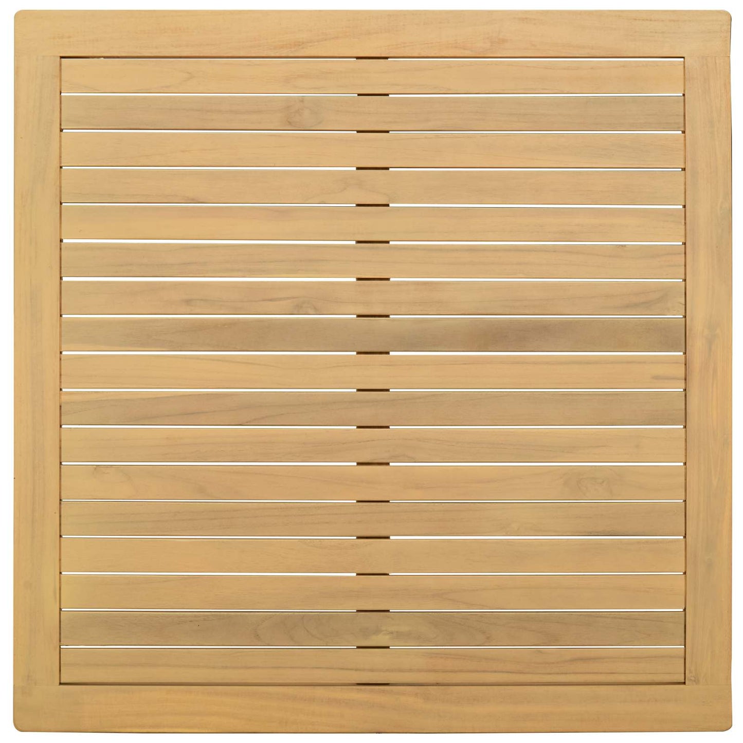 Couchtisch Helles Akazienholz 85 x 85 x 45 cm Massivholz Akazie