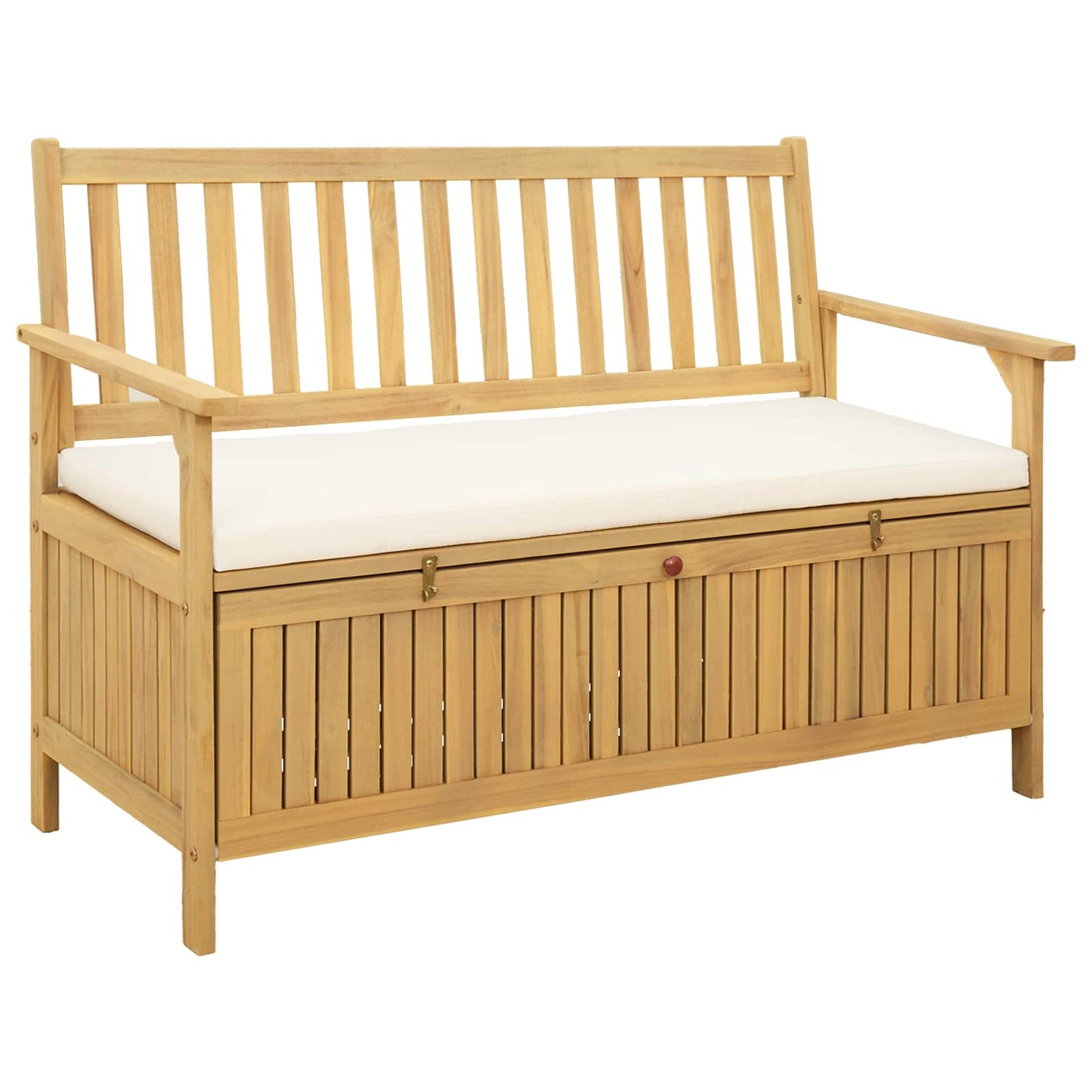 Sitzbank mit Stauraum mit Kissen mit Speicher 120 x 63 x 84 cm