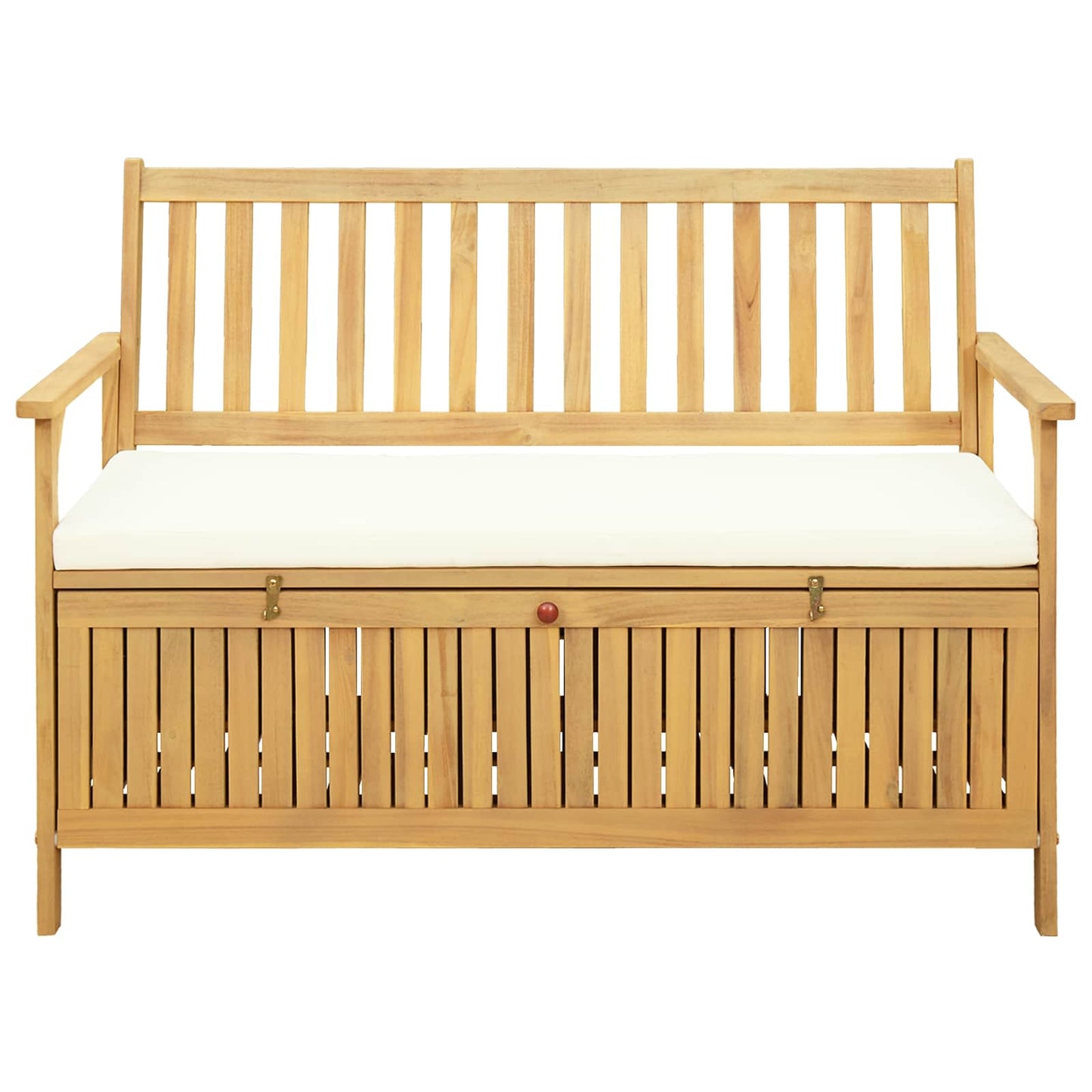 Sitzbank mit Stauraum mit Kissen mit Speicher 120 x 63 x 84 cm