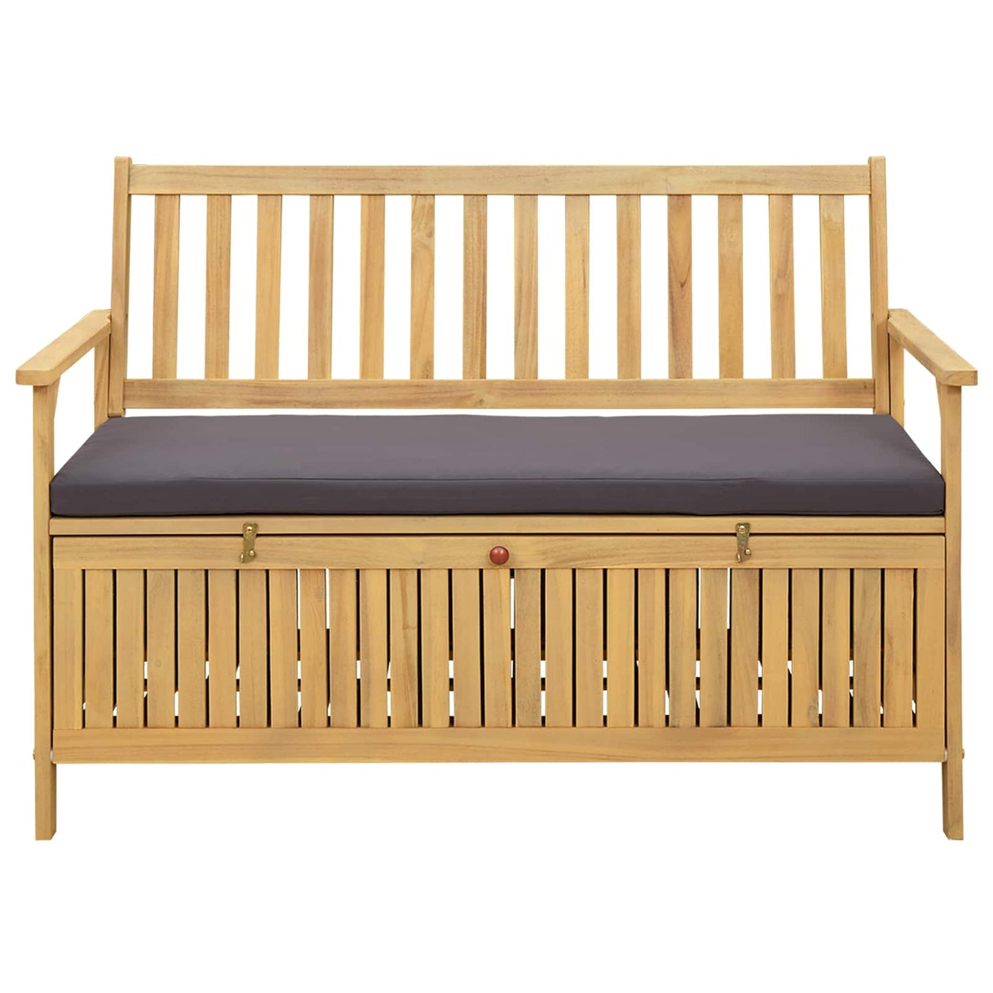 Sitzbank mit Stauraum mit Kissen mit Speicher 120 x 63 x 84 cm