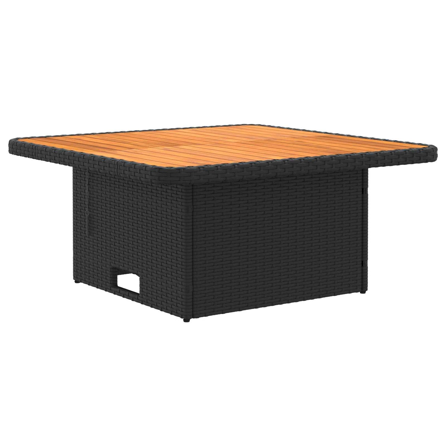 Garten Armlehnen Sofa mit Klapptisch 2 Stück Schwarz und Creme