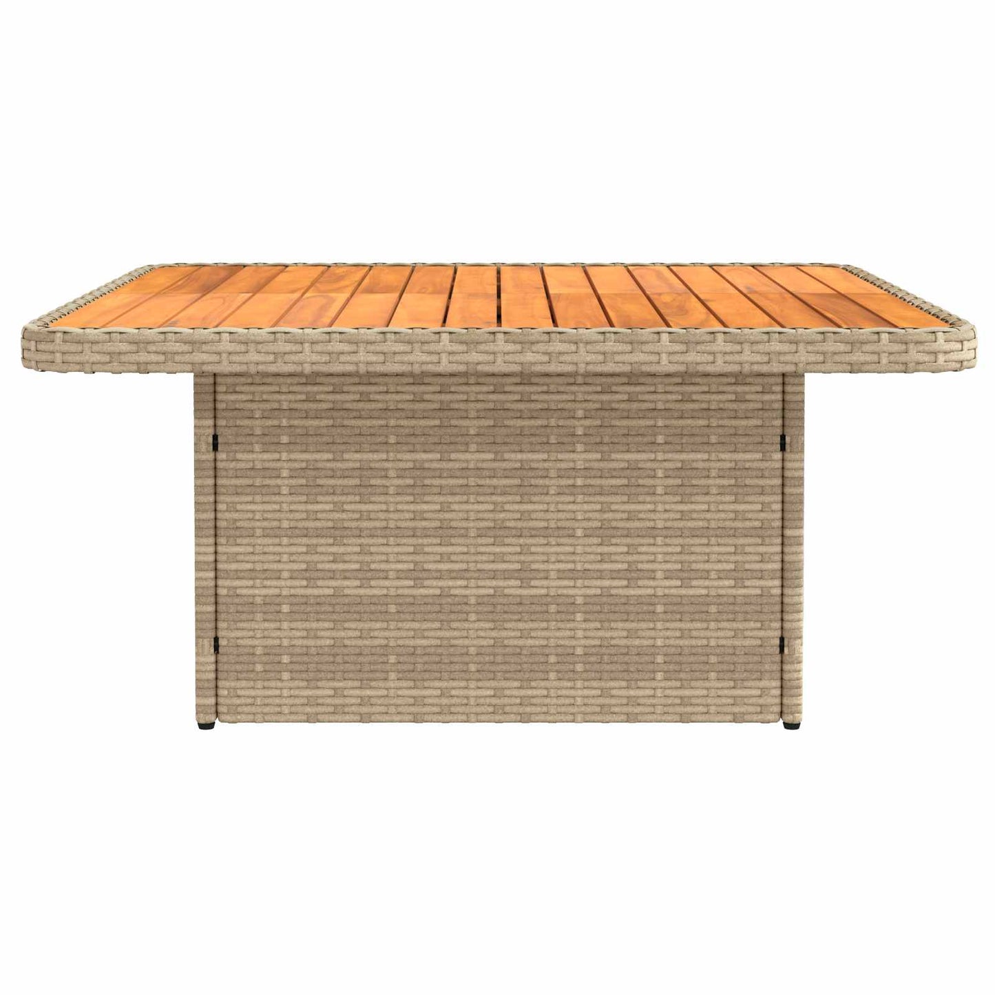 Garten Armlehnen Sofa mit Klapptisch 2 Stück Beige und Hellgrau