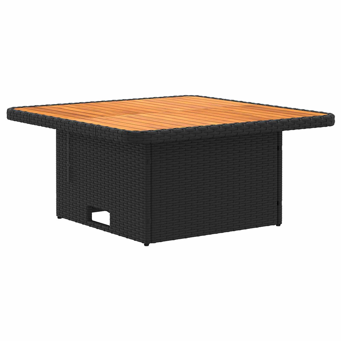 Garten Armlehnen Sofa mit Klapptisch 2 Stück Schwarz und Türkis