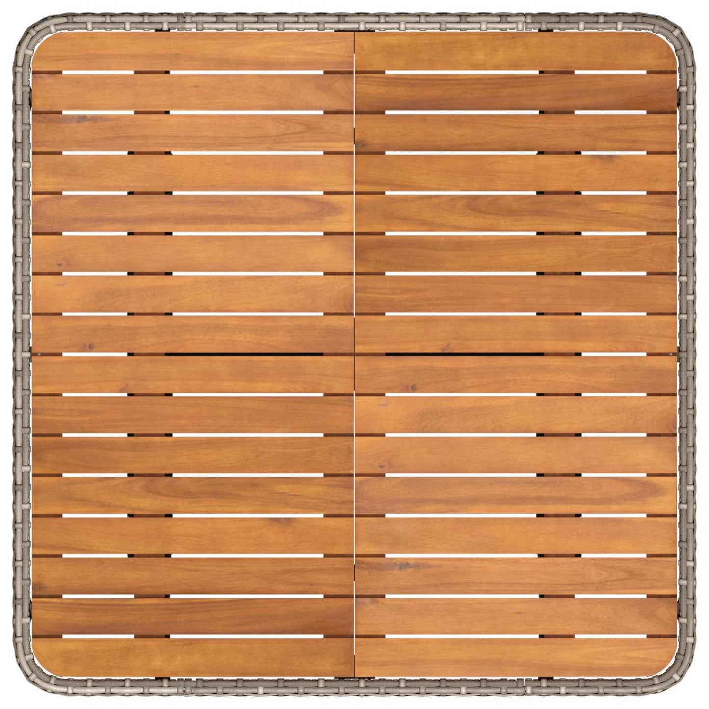 2 Stück Garten Mittel Sofa Mit Hochklapptisch Poly-Rattan