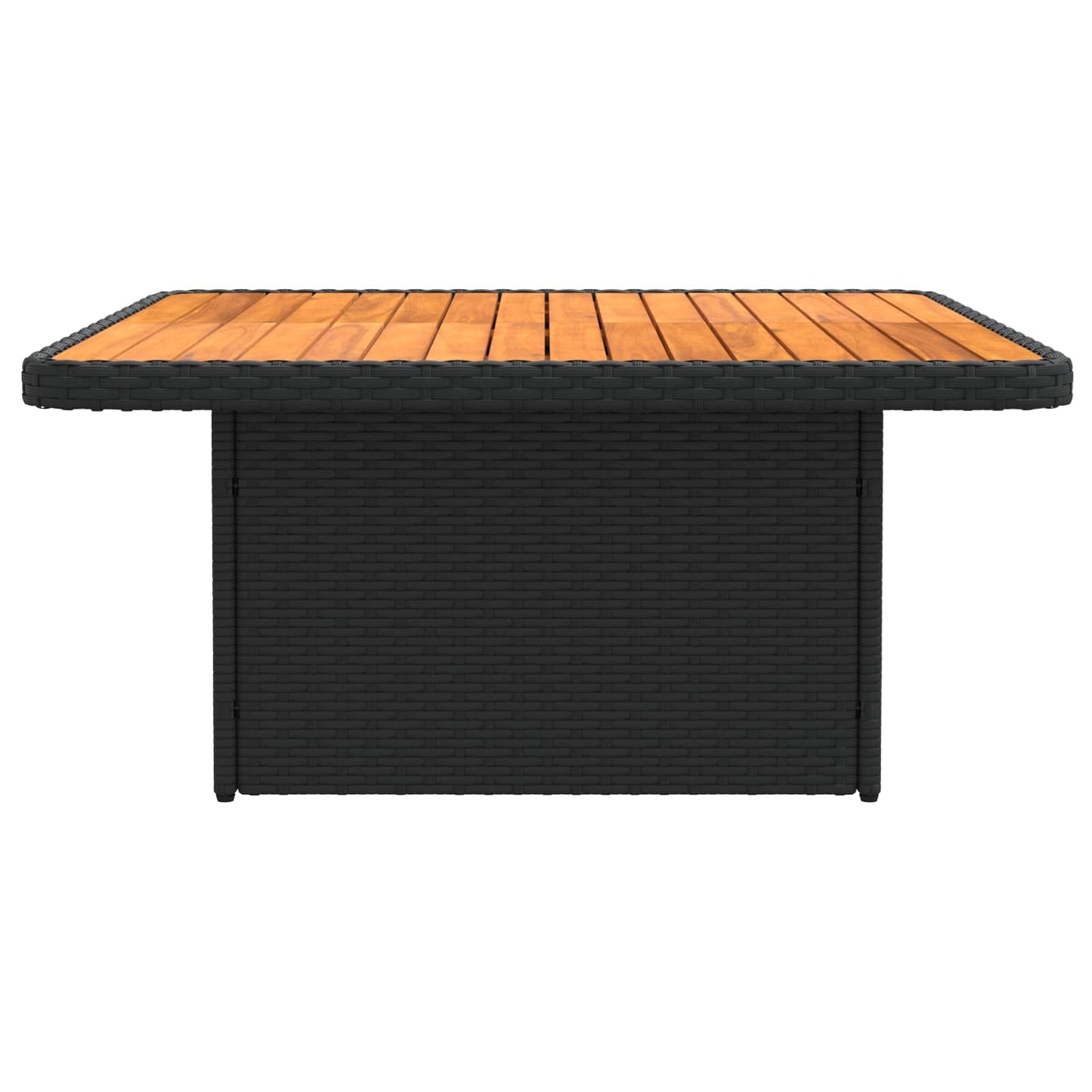 2 Stück Garten Mittel Sofa Mit Hochklapptisch Poly-Rattan