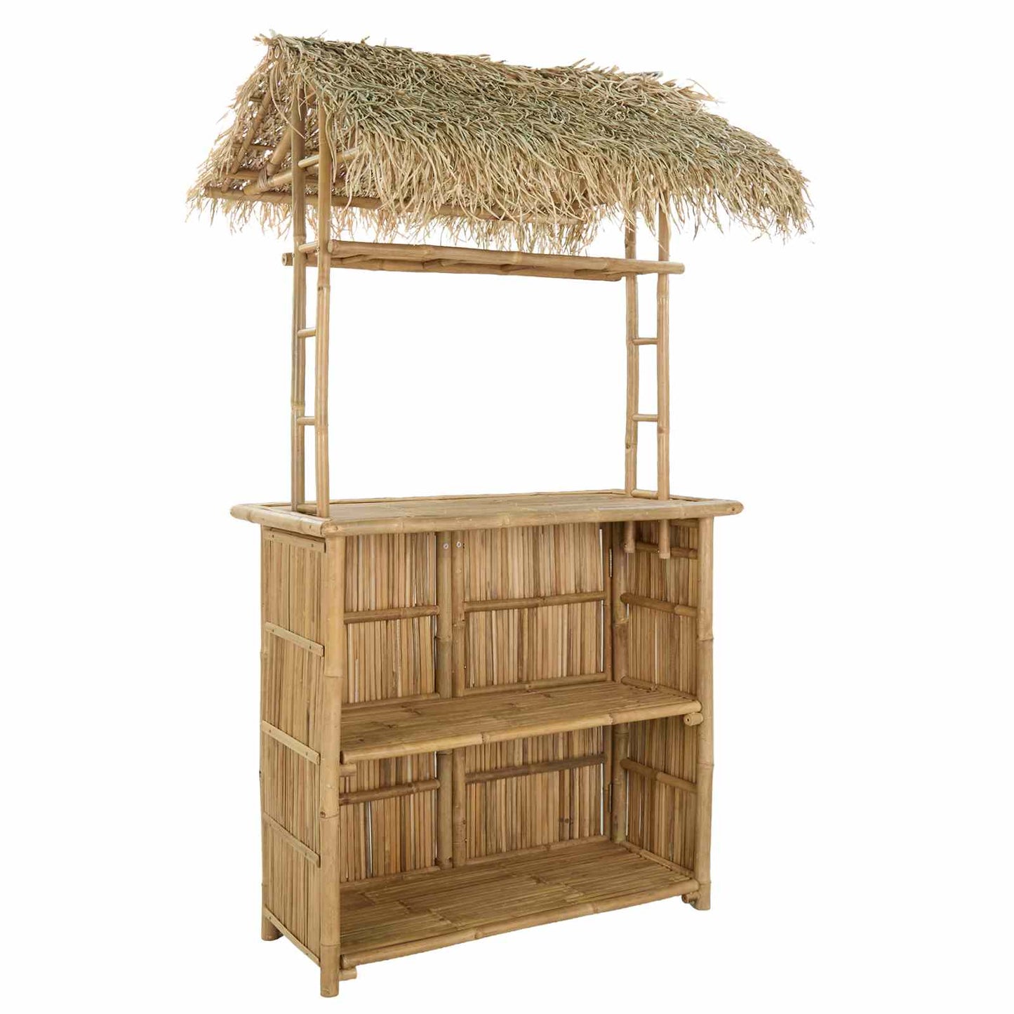 Outdoor Bartisch Natur 115 x 95 x 215 cm Bambus