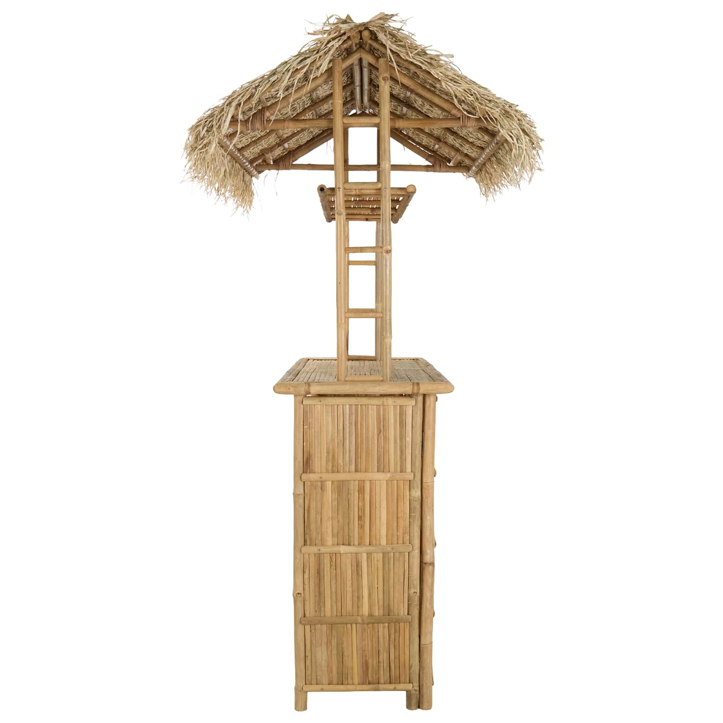 Outdoor Bartisch Natur 115 x 95 x 215 cm Bambus