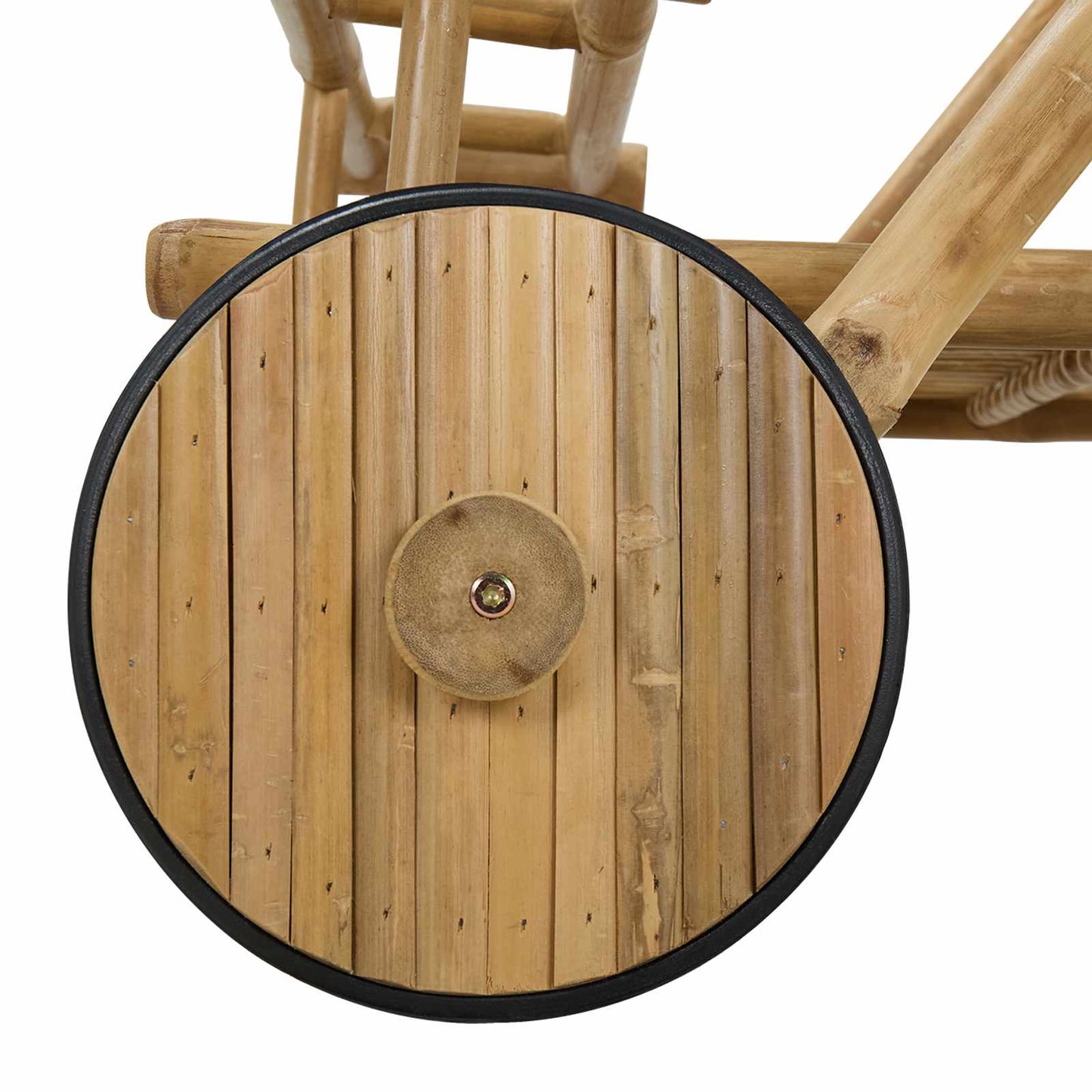 Teewagen mit Rädern Natur 79 x 67,5 x 84 cm Bambus