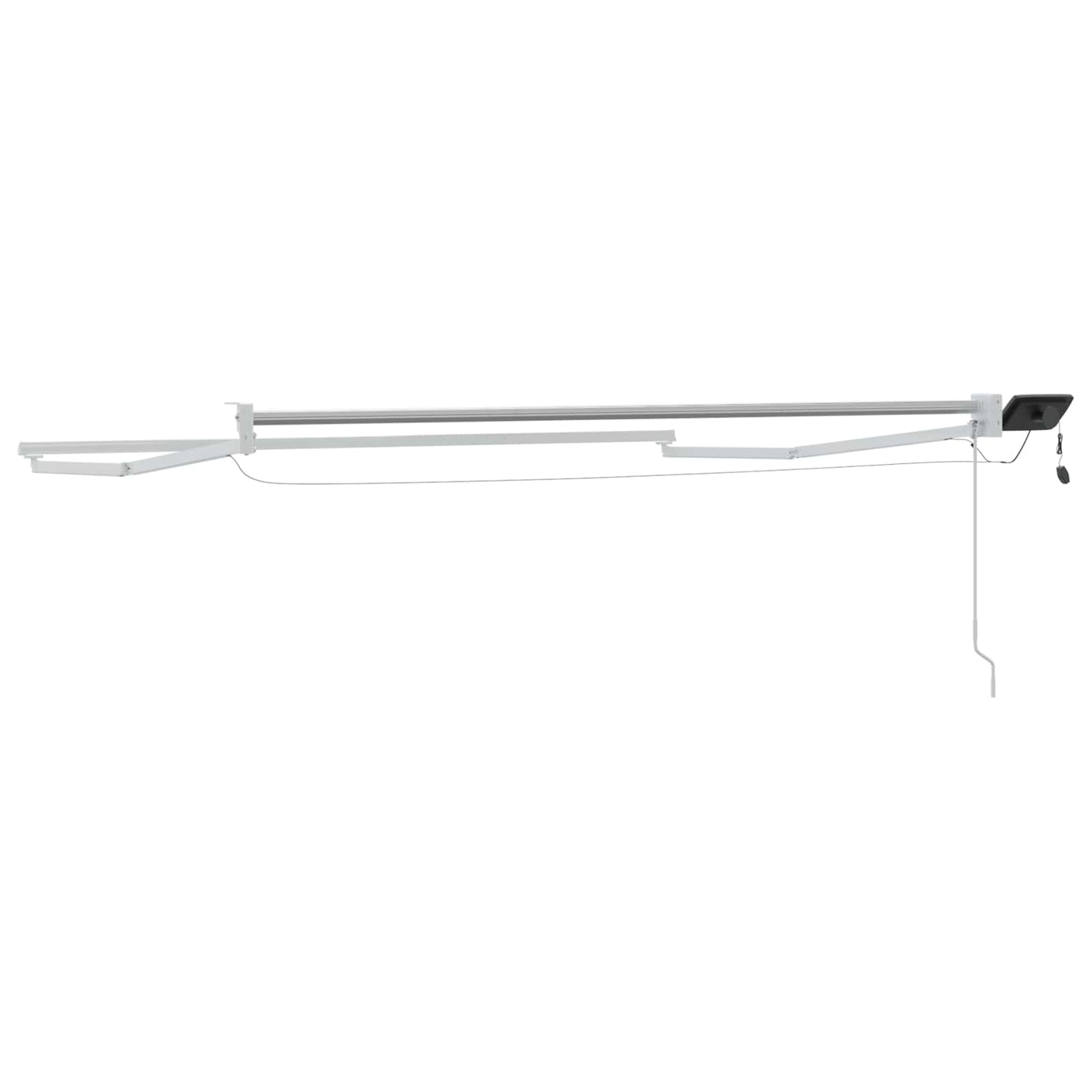 Elektrisches Markisenrahmen Weiß 2,5 x 2 m Aluminium