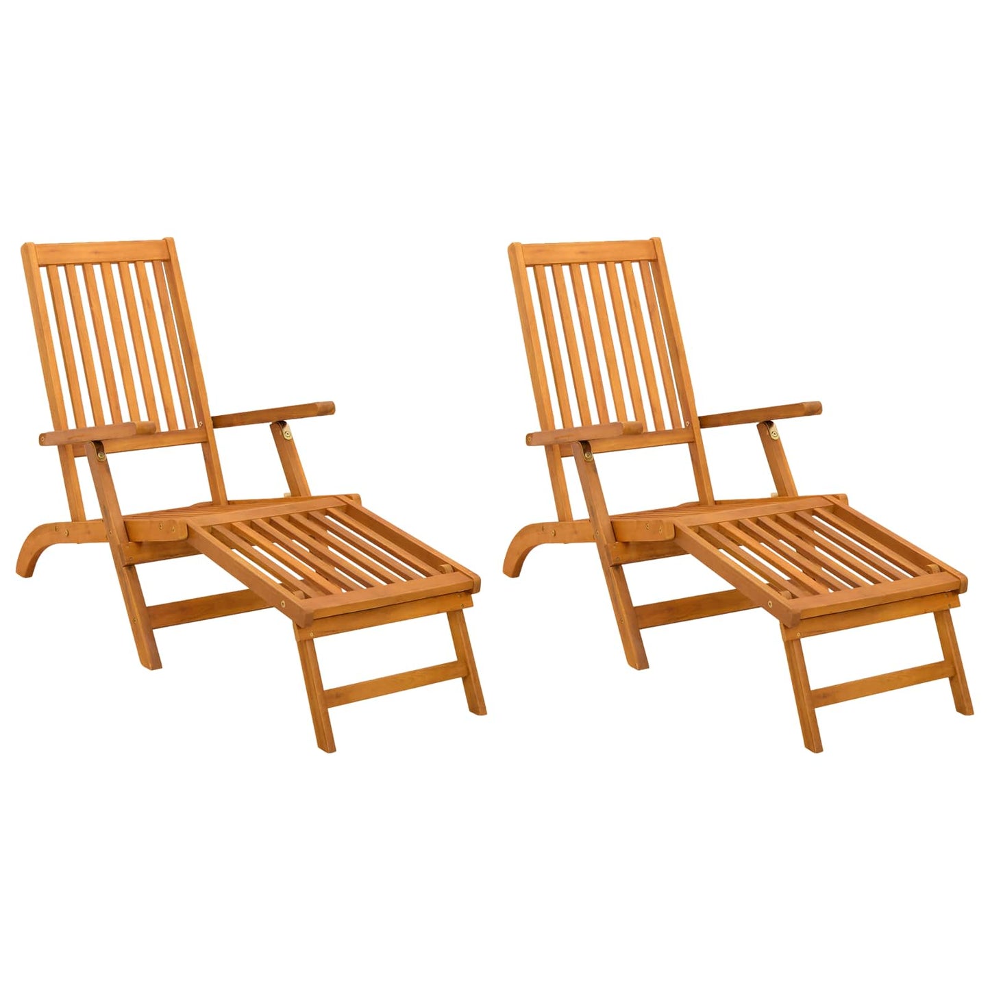 Liegestuhl zum Verstellen und Klappen 2 pcs 55 x 146 x 91 cm