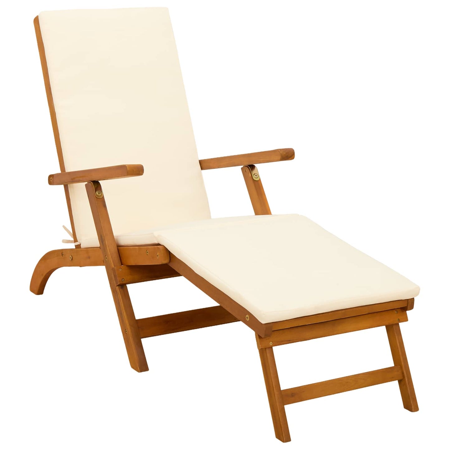 Liegestuhl zum Verstellen und Klappen 2 pcs 55 x 146 x 91 cm