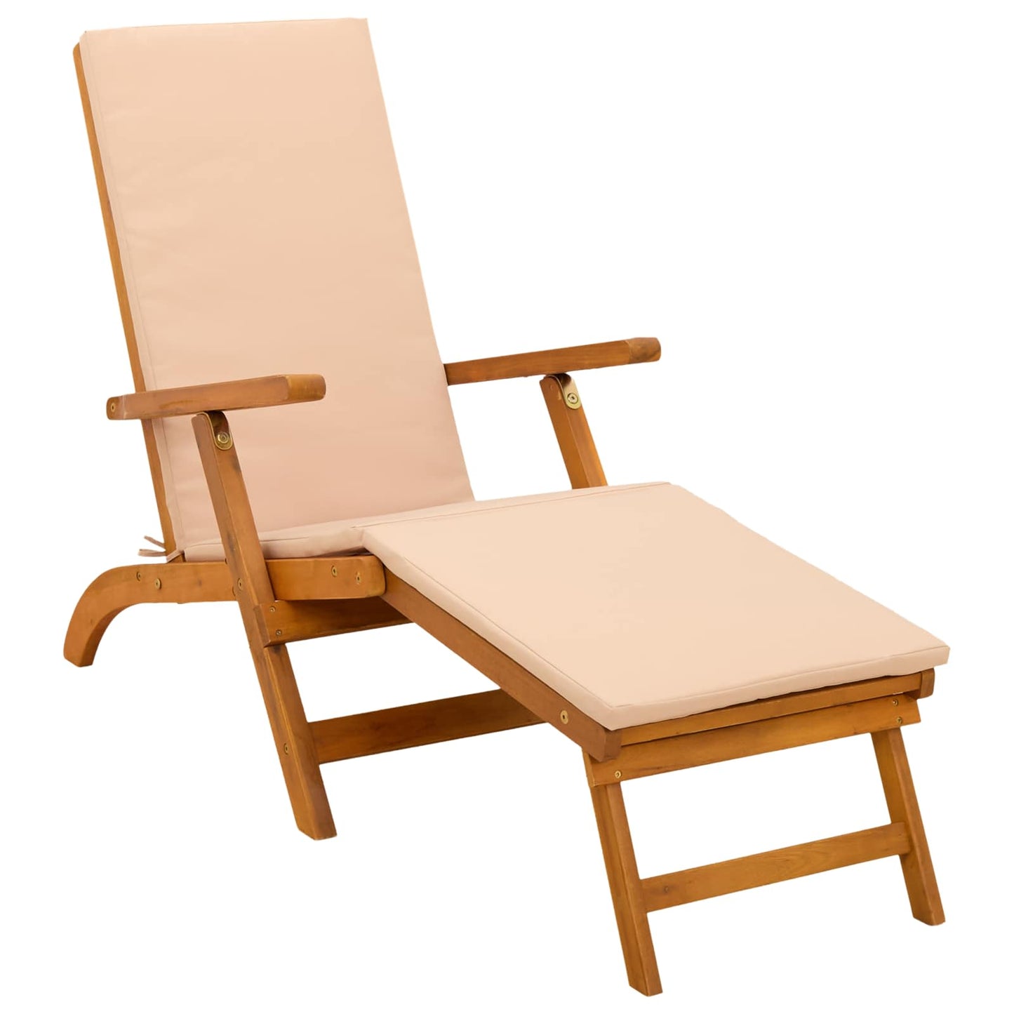 Liegestuhl zum Verstellen und Klappen 2 pcs 55 x 146 x 91 cm