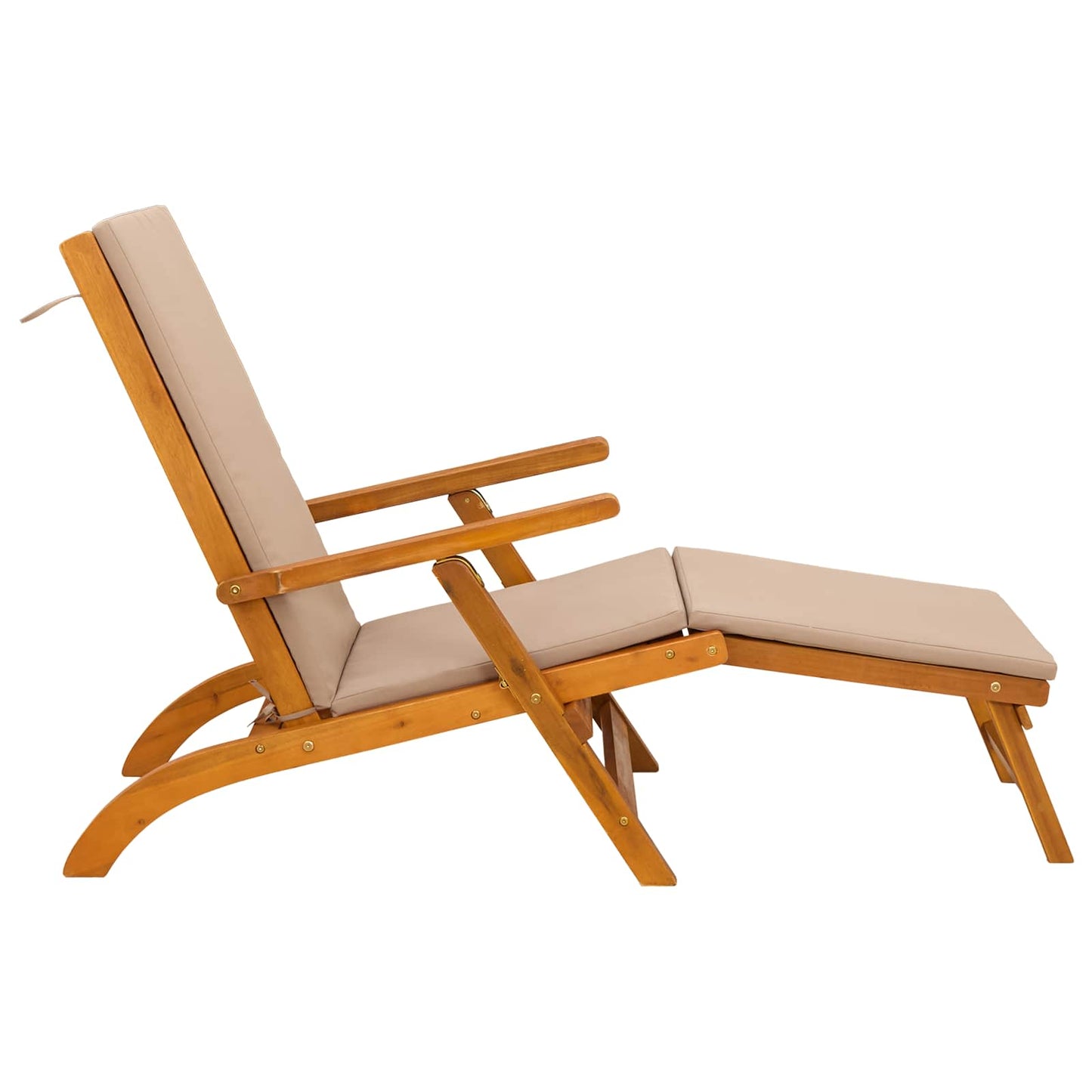Liegestuhl zum Verstellen und Klappen 2 pcs 55 x 146 x 91 cm