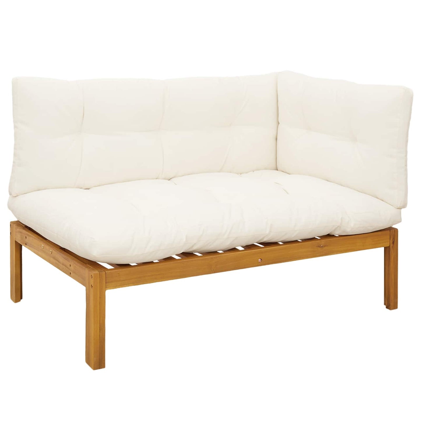 5 Stück Garten Pallet Sofa Einheiten Massivholz Akazie Natur