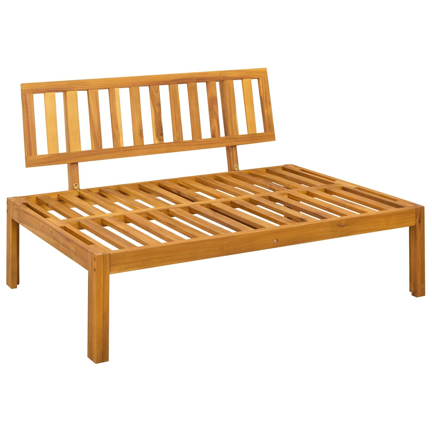 4 Stück Garten Pallet Sofa Einheiten Massivholz Akazie Natur
