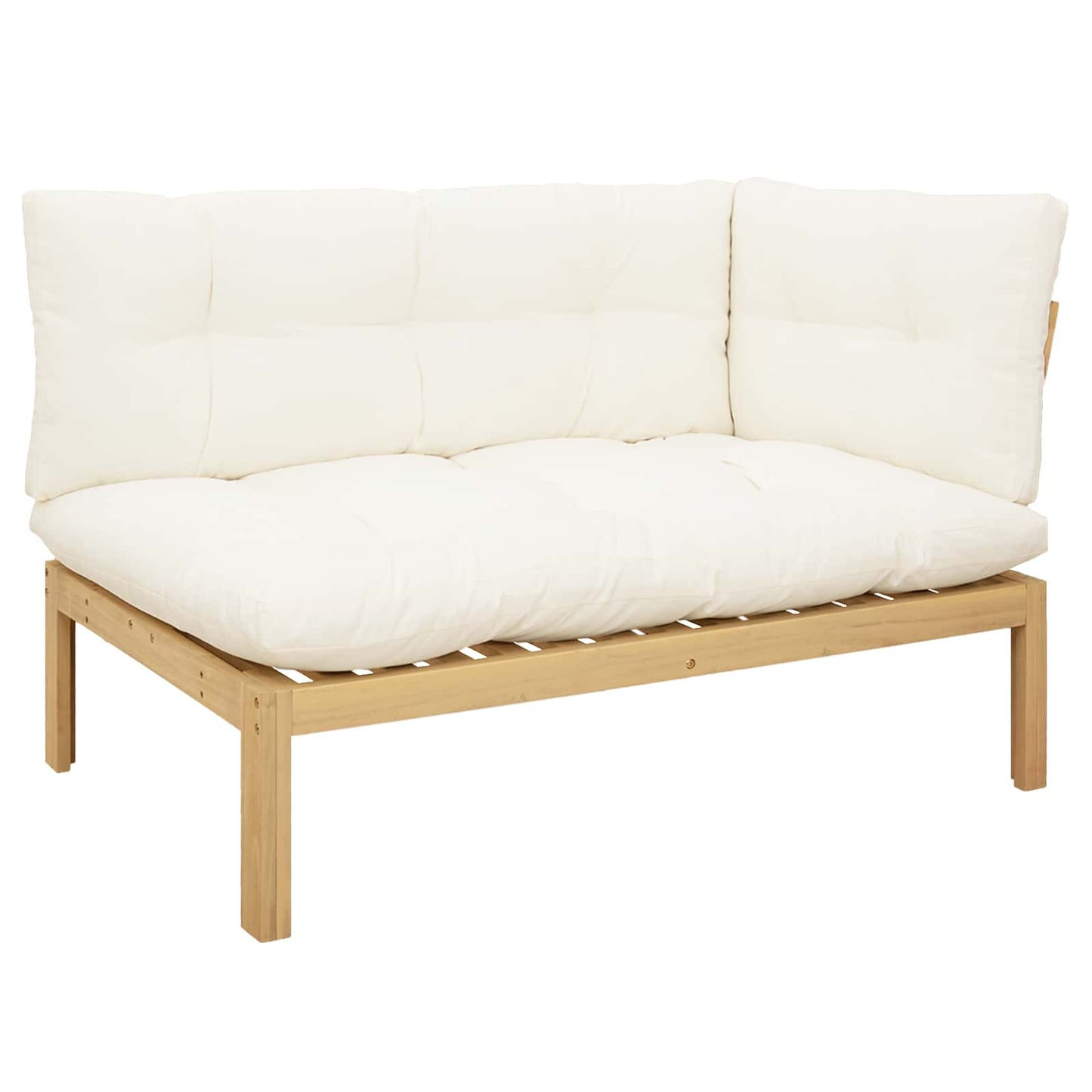3 Stück Garten Pallet Sofa Einheiten Massivholz Akazie