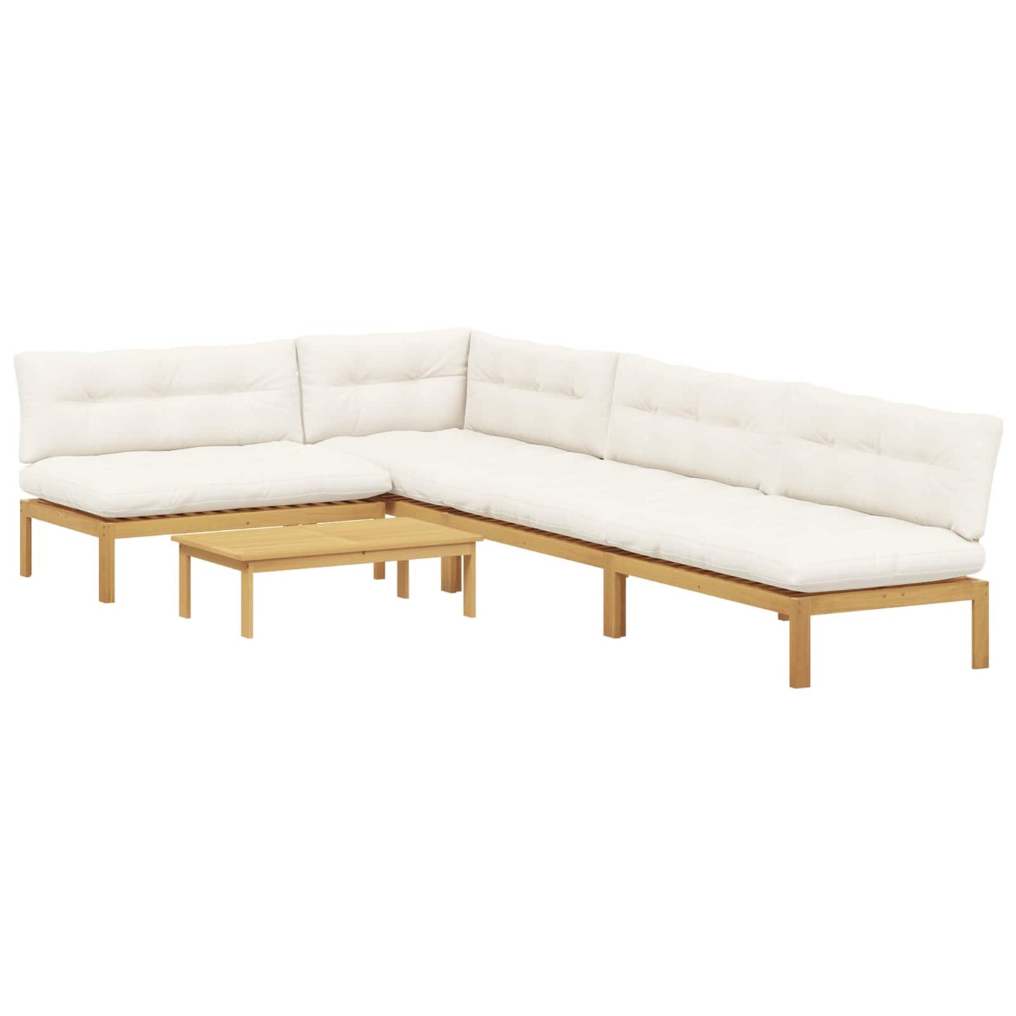 5 Stück Garten Pallet Sofa Einheiten Massivholz Akazie