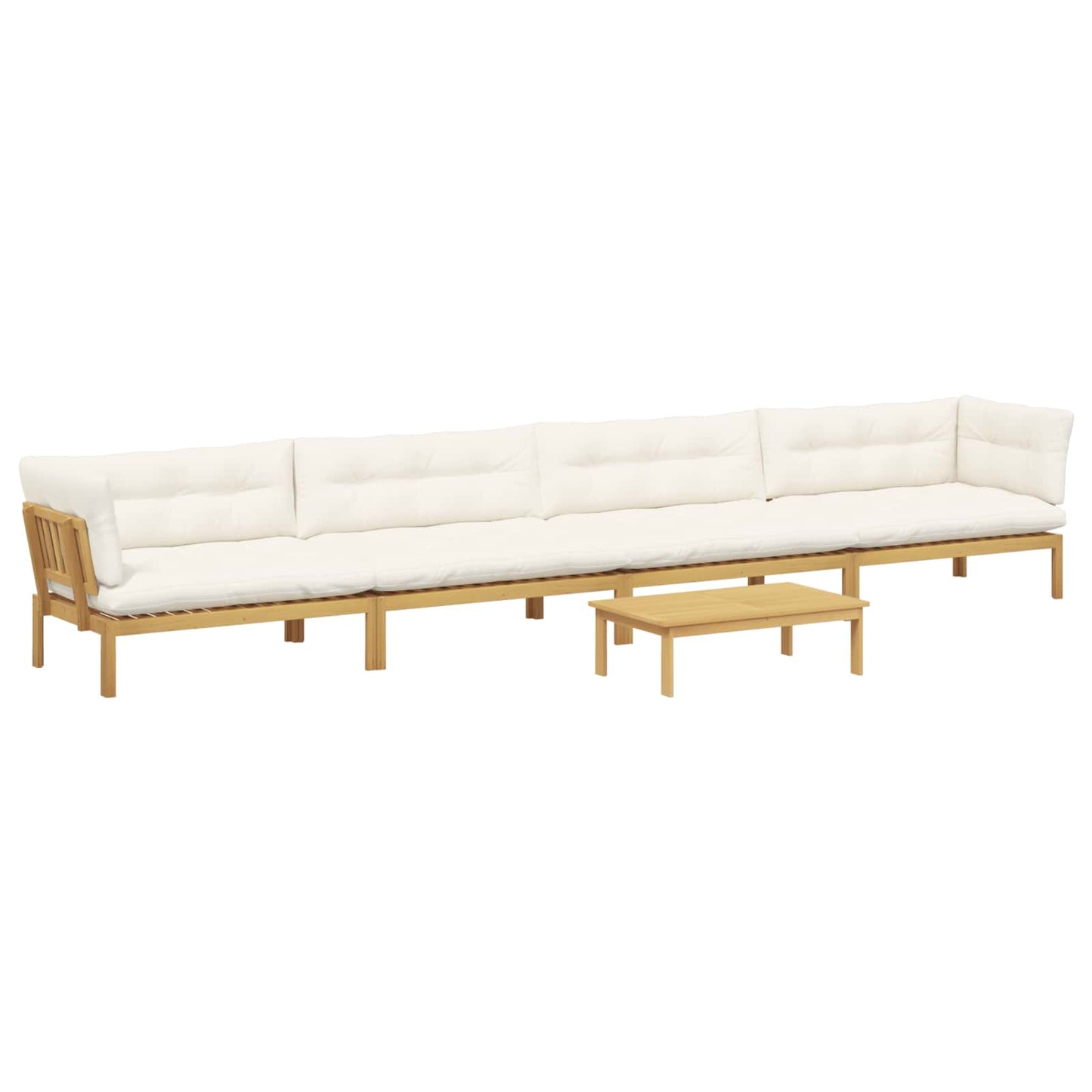 5 Stück Garten Pallet Sofa Einheiten Massivholz Akazie