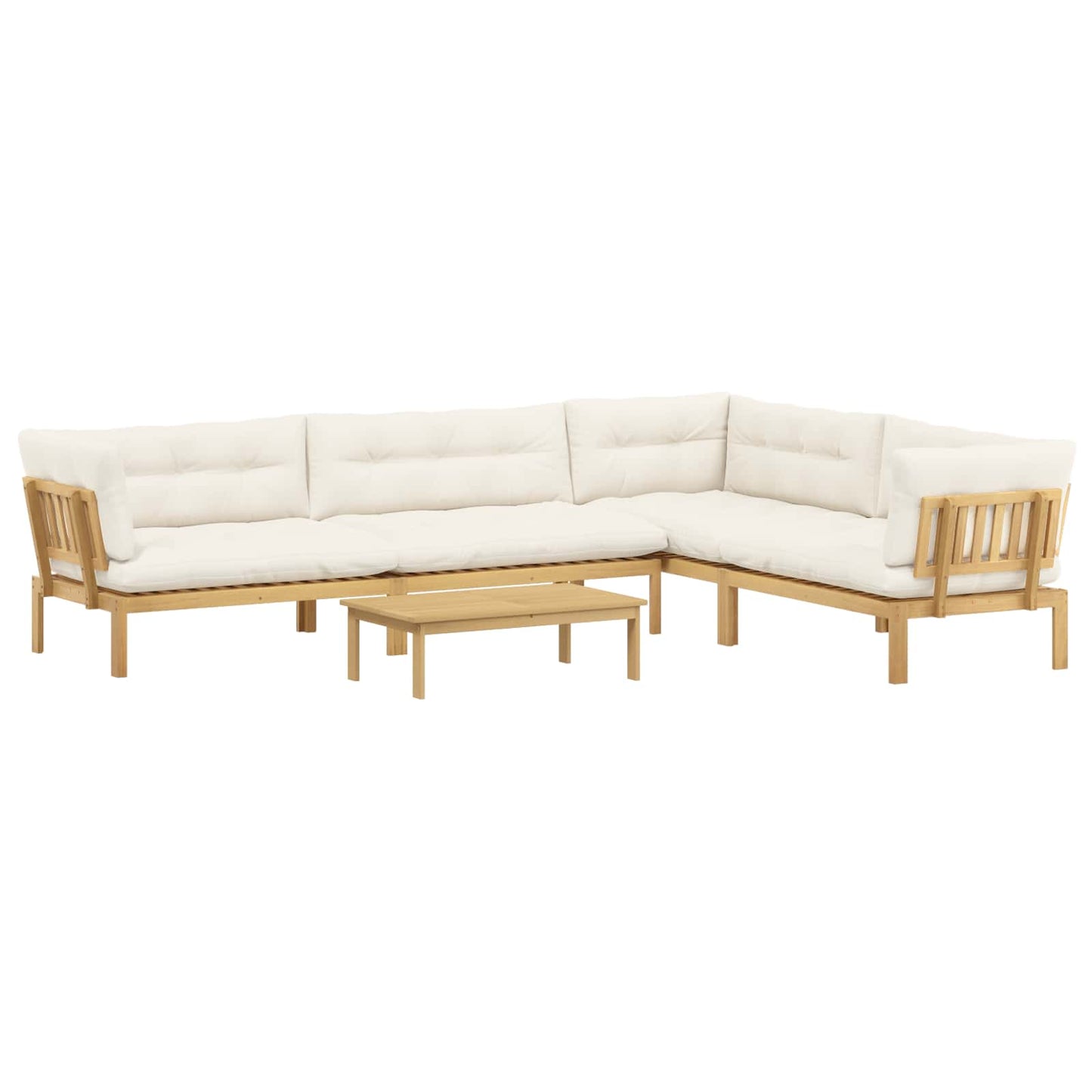 5 Stück Garten Pallet Sofa Einheiten Massivholz Akazie