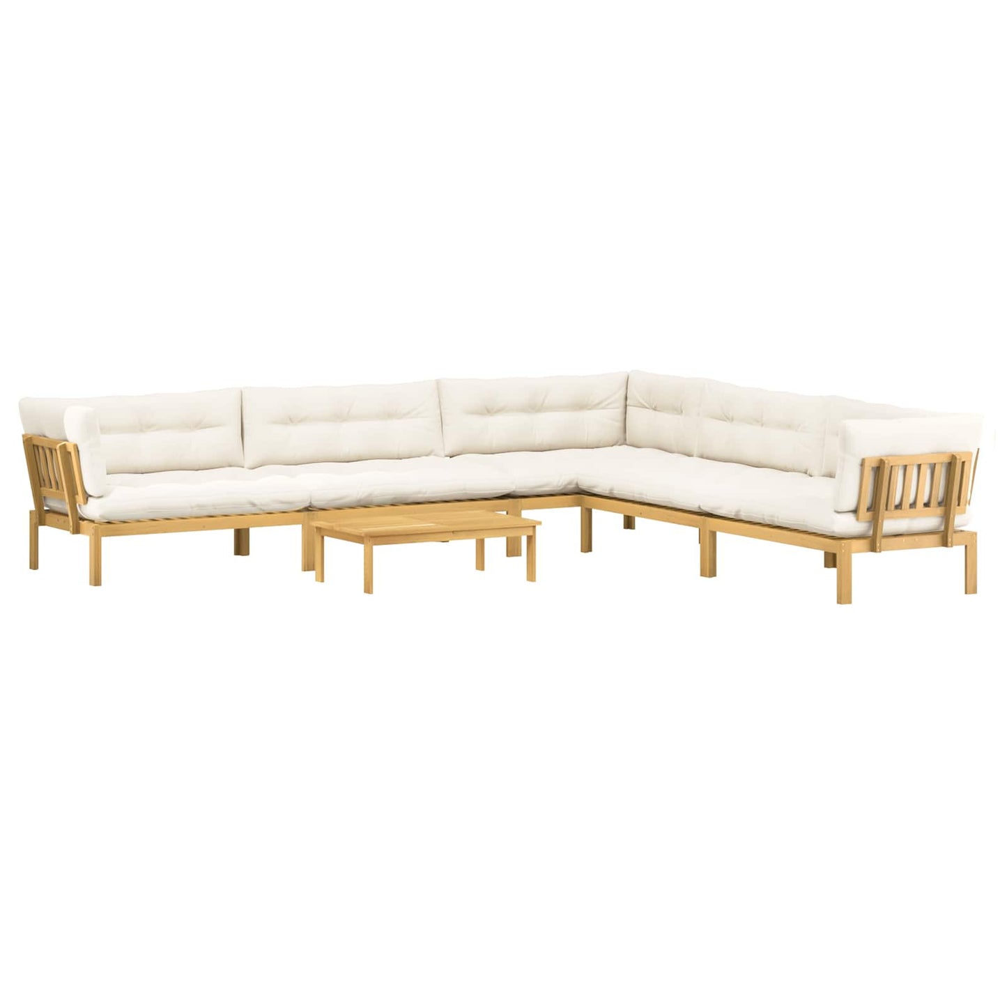 6 Stück Garten Pallet Sofa Einheiten Massivholz Akazie