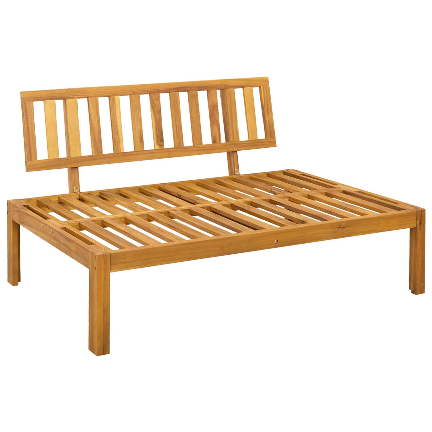 6 Stück Garten Pallet Sofa Einheiten Massivholz Akazie Natur