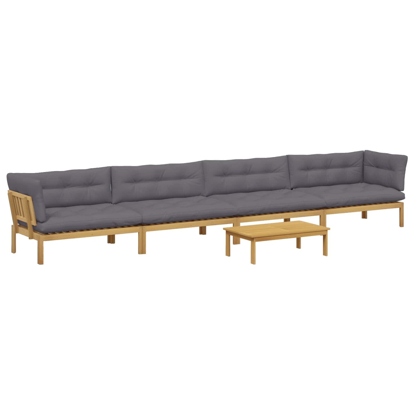 5 Stück Garten Pallet Sofa Einheiten Massivholz Akazie