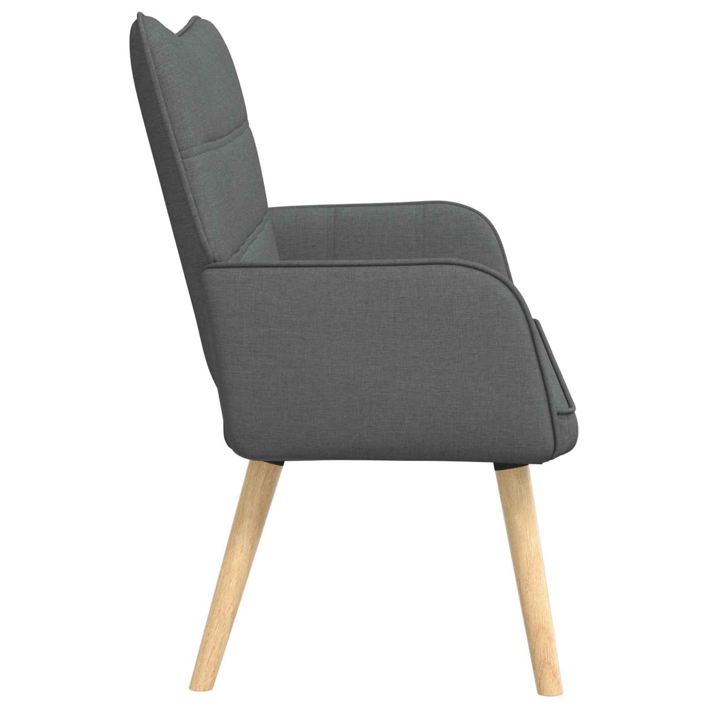 Zweisitzer Sofa Dunkelgrau 115 x 61 x 87 cm Stoff