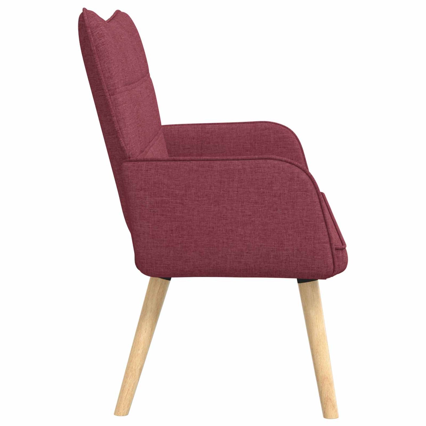 Zweisitzer Sofa Weinrot 115 x 61 x 87 cm Stoff