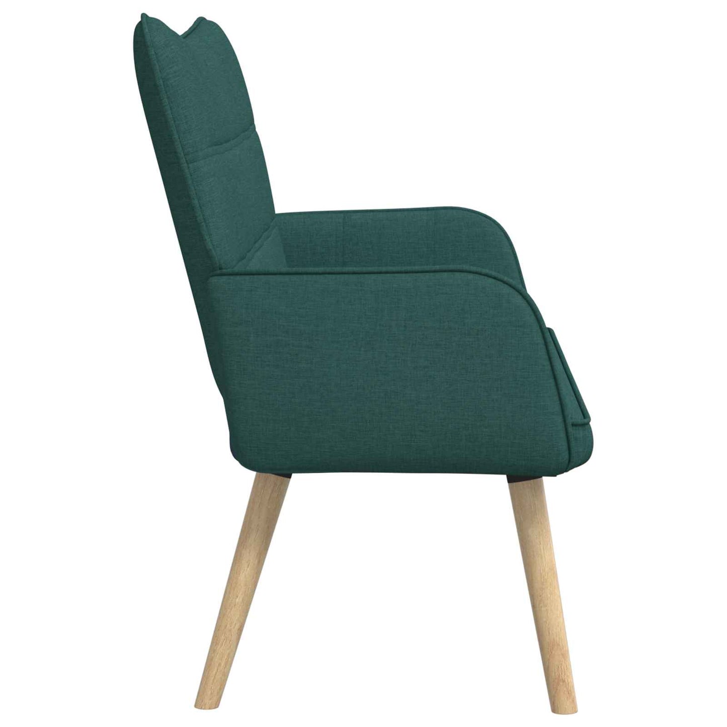 Zweisitzer Sofa Dunkelgrün 115 x 61 x 87 cm Stoff