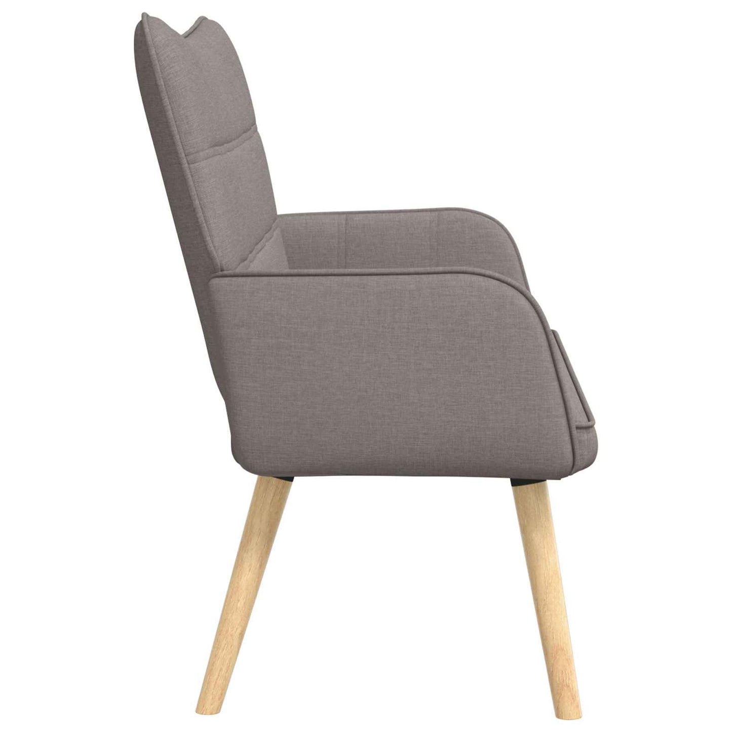 Zweisitzer Sofa Taupe 115 x 61 x 87 cm Stoff