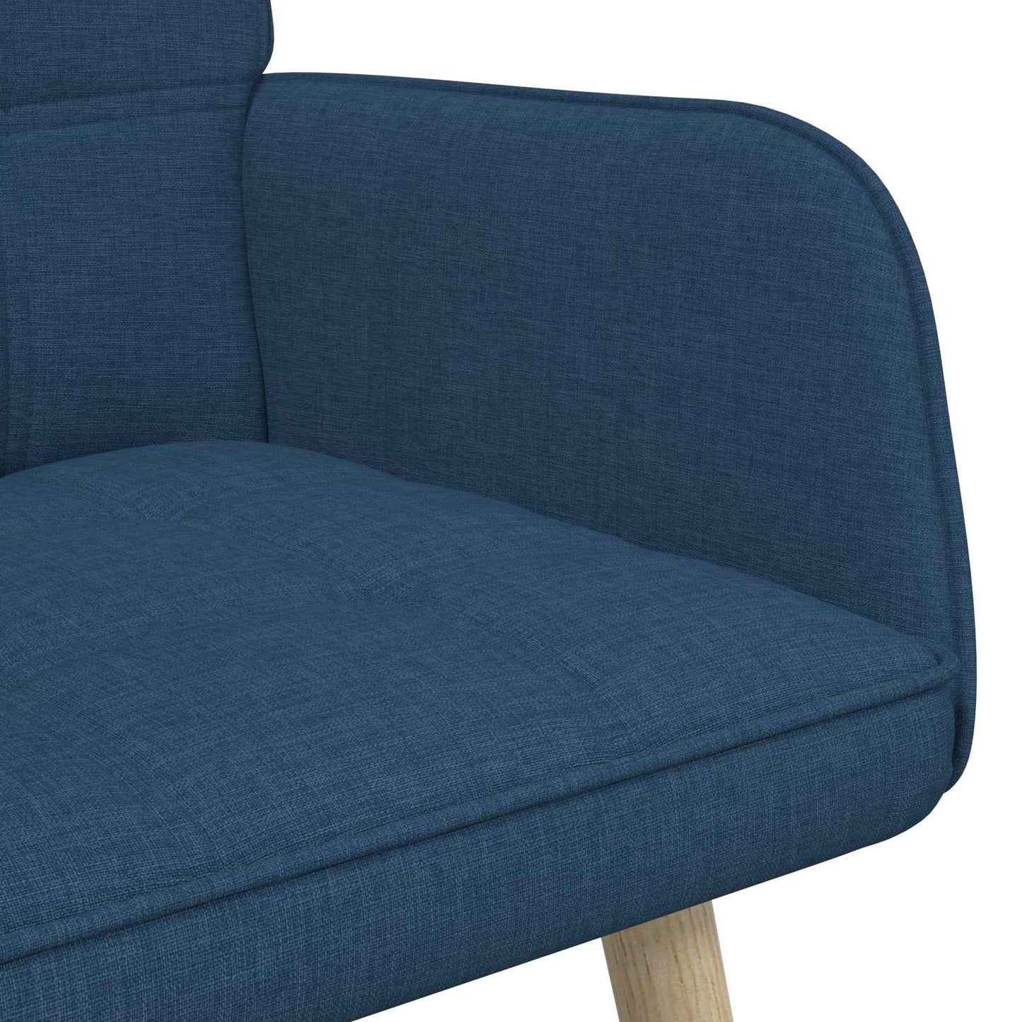 Zweisitzer Sofa Blau 115 x 61 x 87 cm Stoff