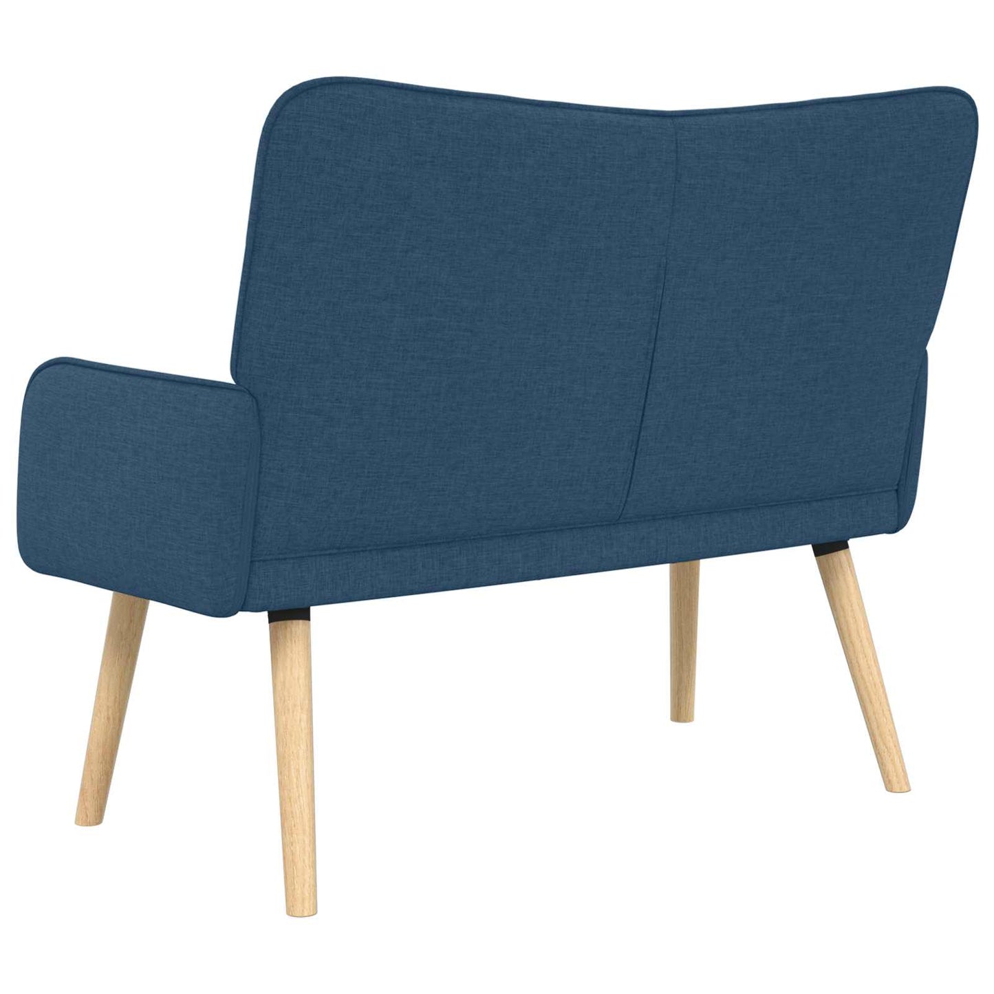 Zweisitzer Sofa Blau 115 x 61 x 87 cm Stoff