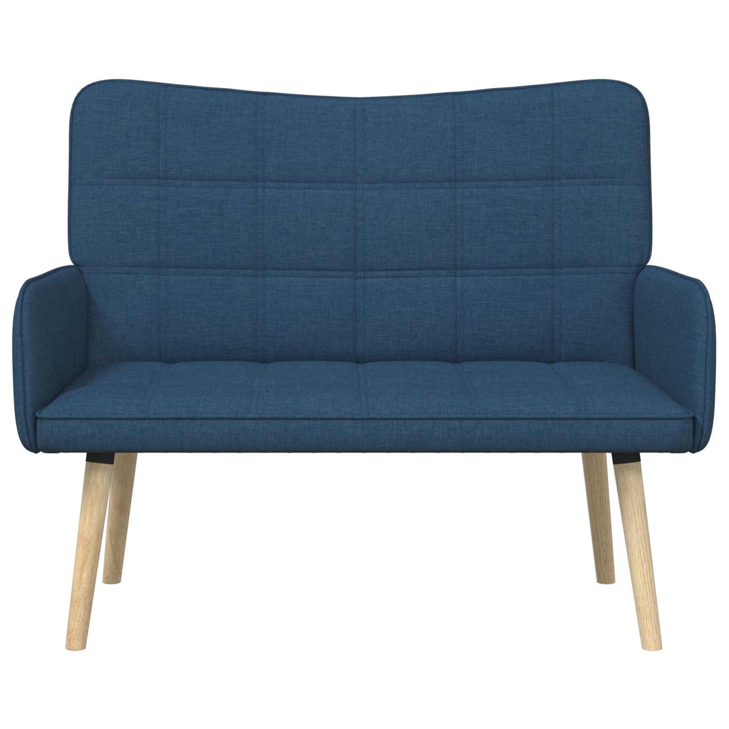 Zweisitzer Sofa Blau 115 x 61 x 87 cm Stoff