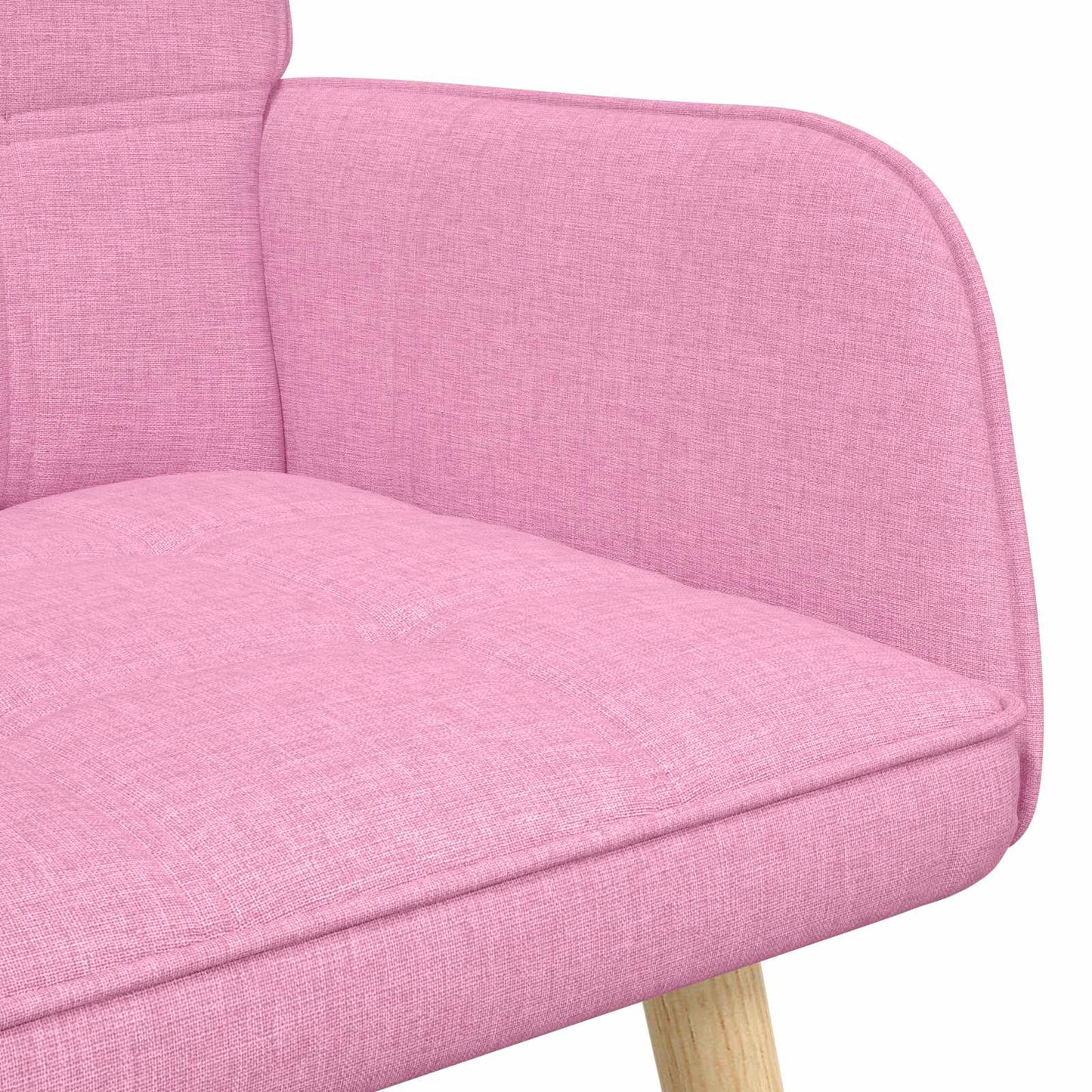 Zweisitzer Sofa Rosa 115 x 61 x 87 cm Stoff