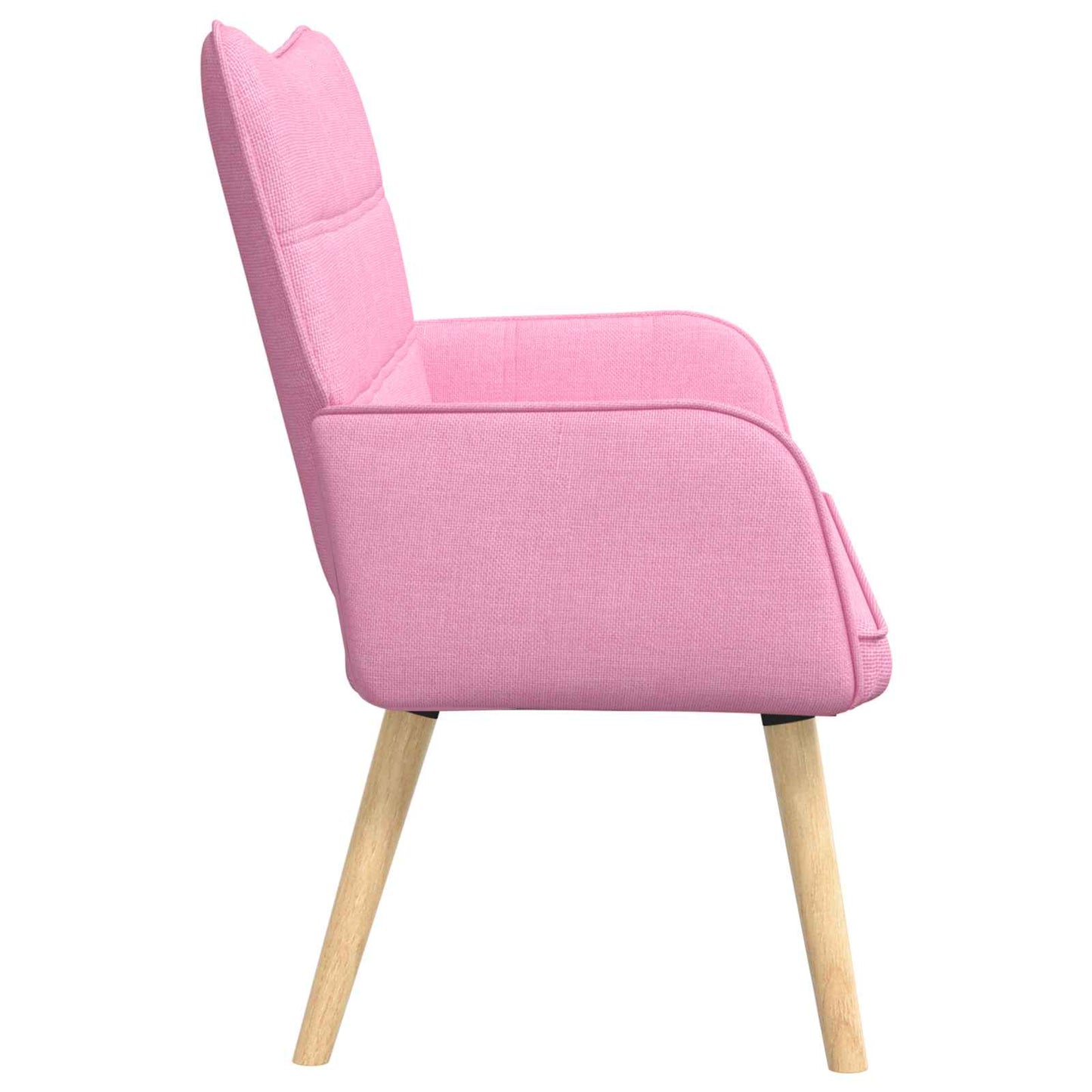 Zweisitzer Sofa Rosa 115 x 61 x 87 cm Stoff