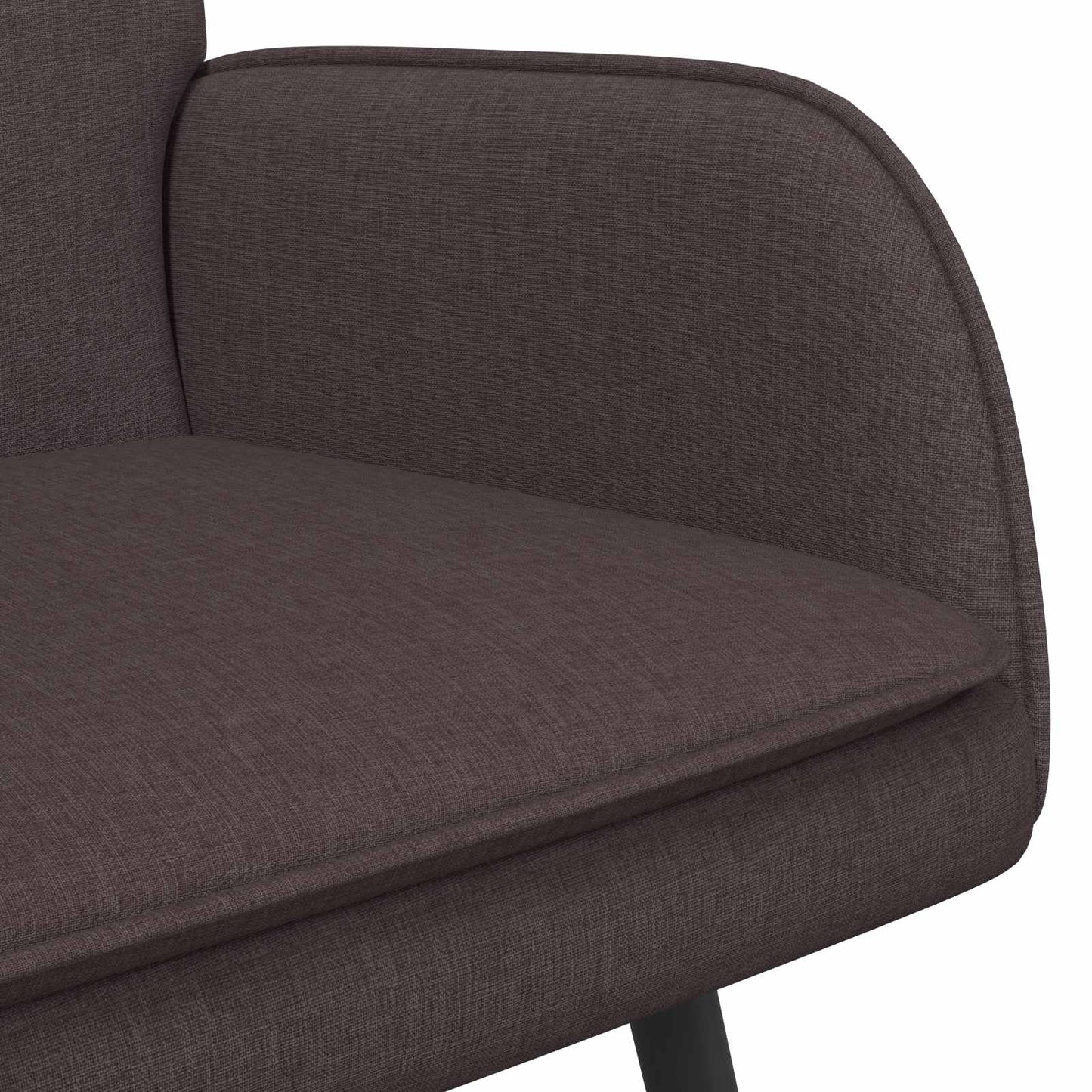 2-Sitzer Sofa Dunkelbraun 115 x 61 x 87 cm Stoff