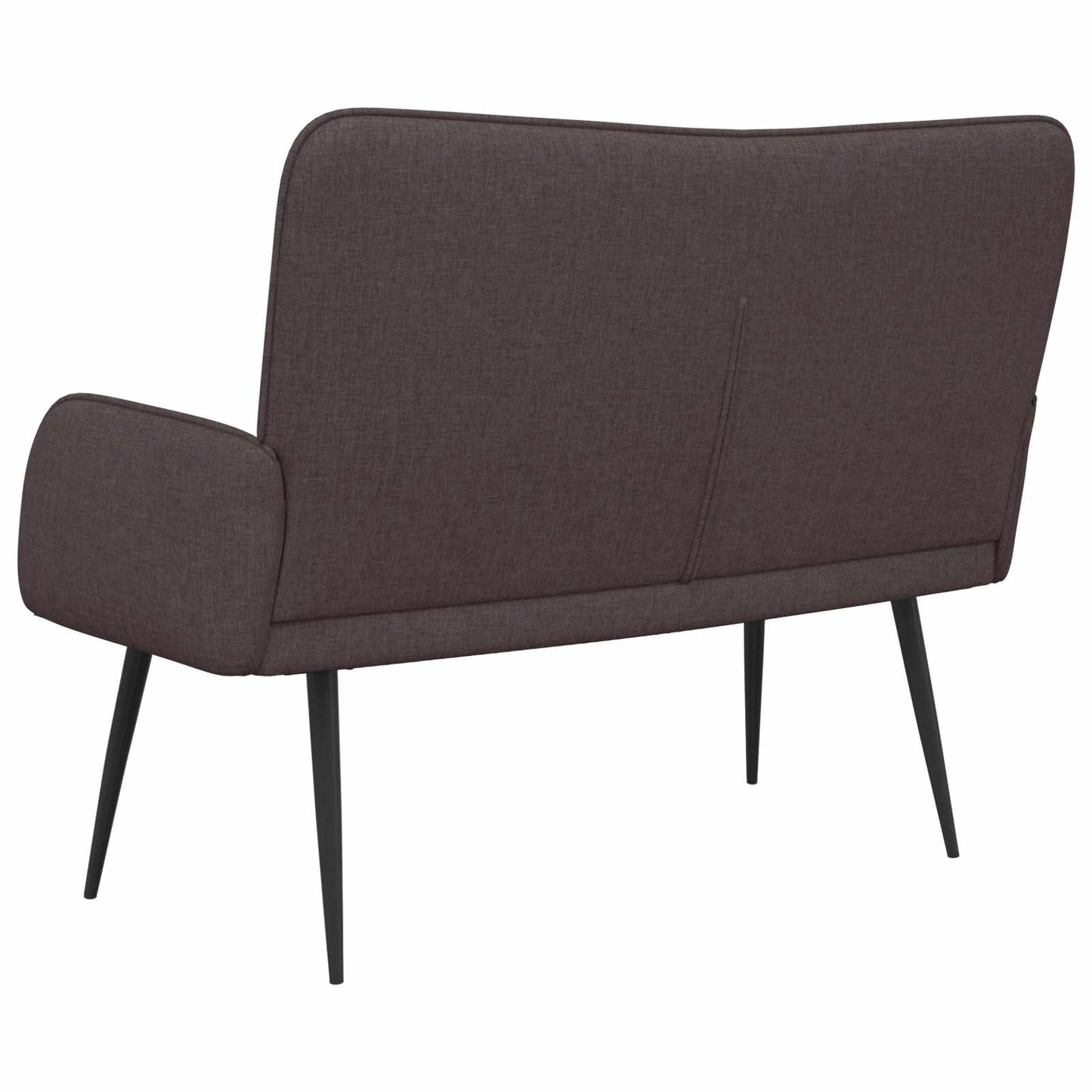 2-Sitzer Sofa Dunkelbraun 115 x 61 x 87 cm Stoff